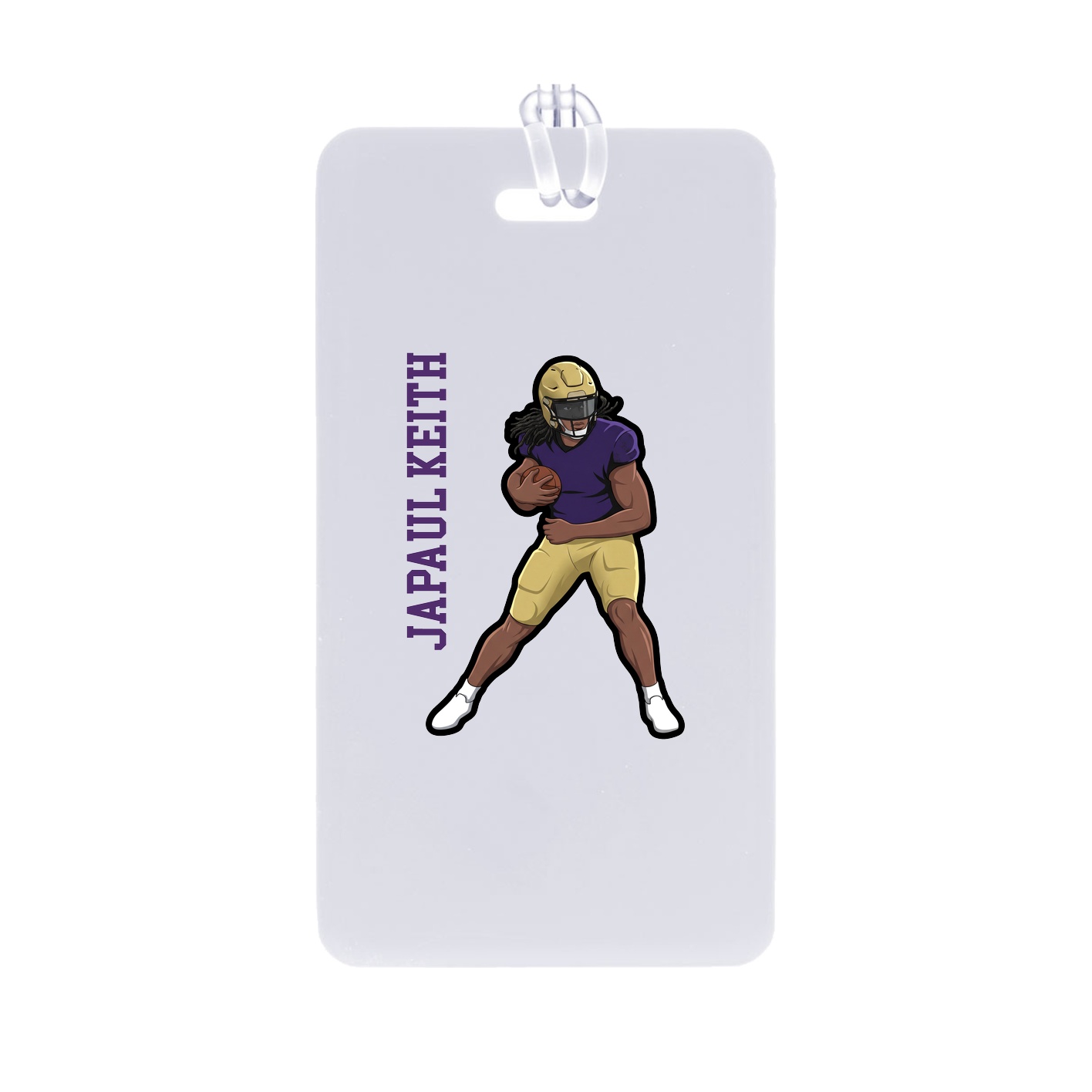 Bag Tag — Name Vertical in Classic