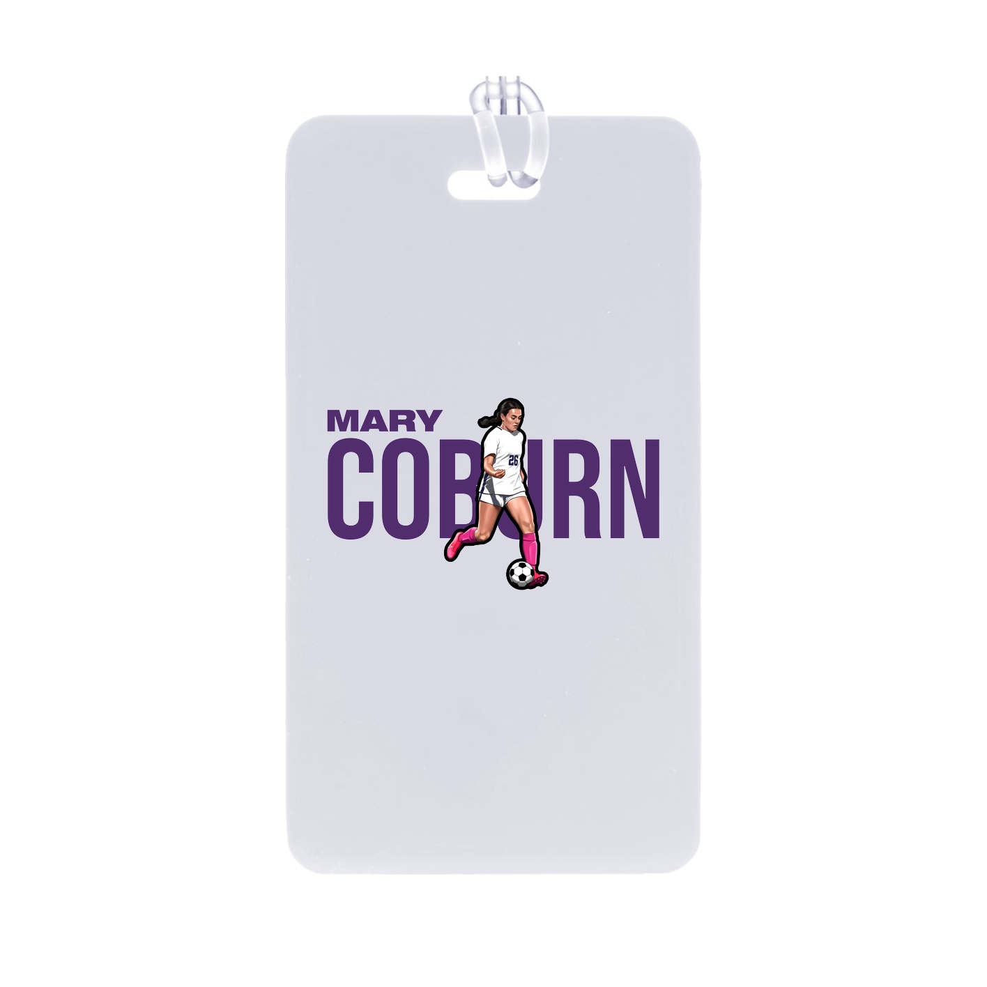 Bag Tag — Player Name in Classic