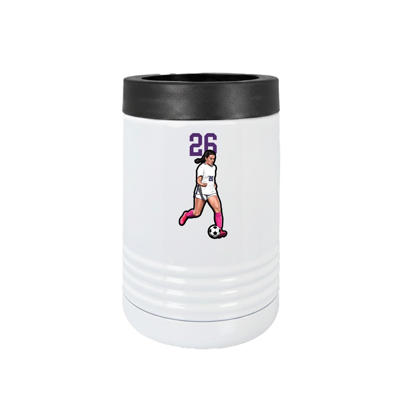 Beverage Holder — Number Top in White