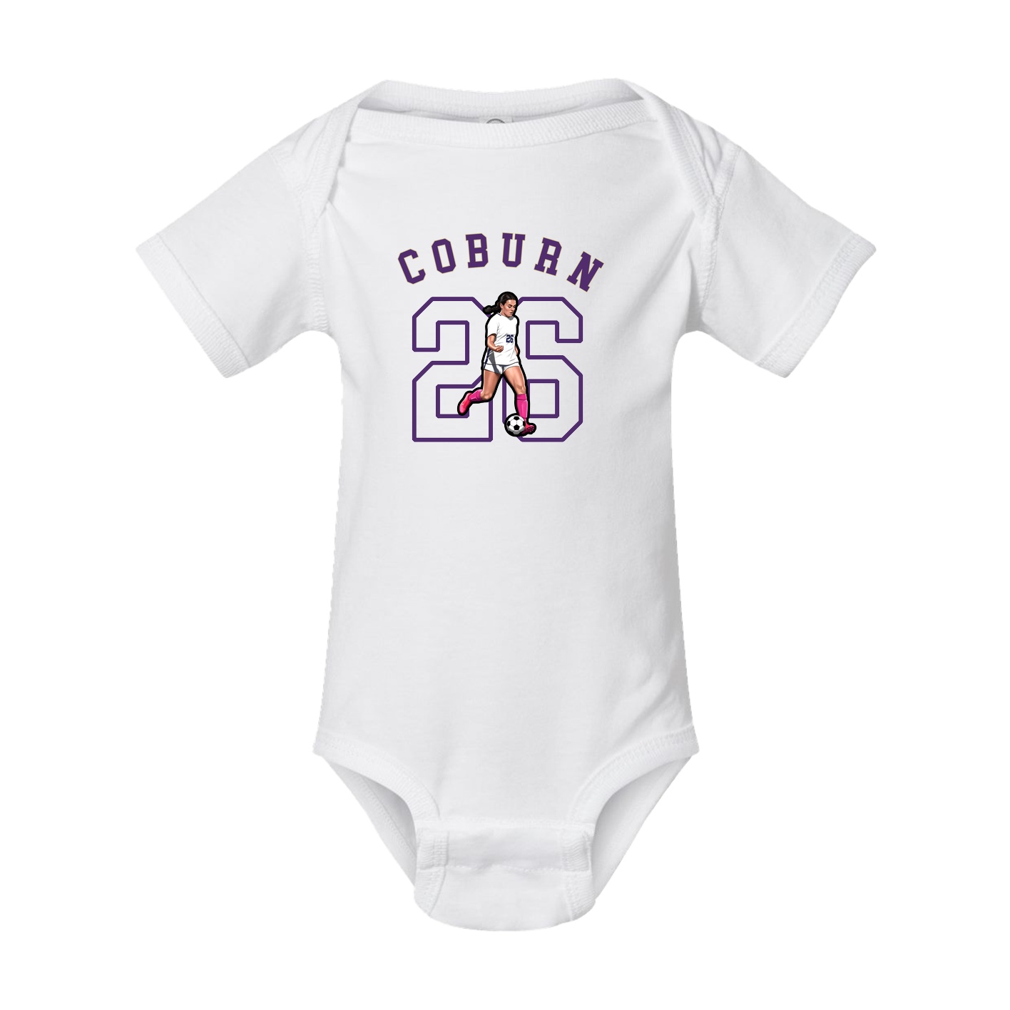 Baby Onesie — Shirsey Arch in White