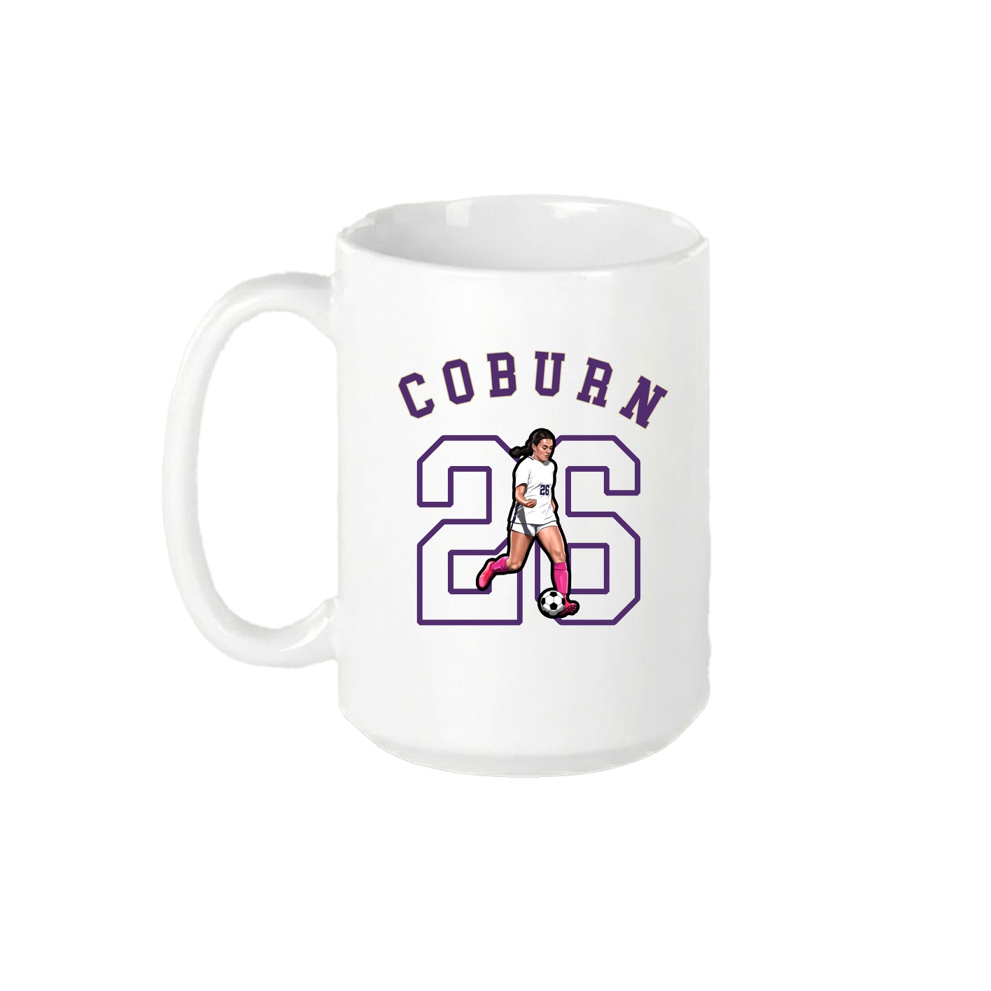 15oz Coffee Mug — Shirsey Arch in White
