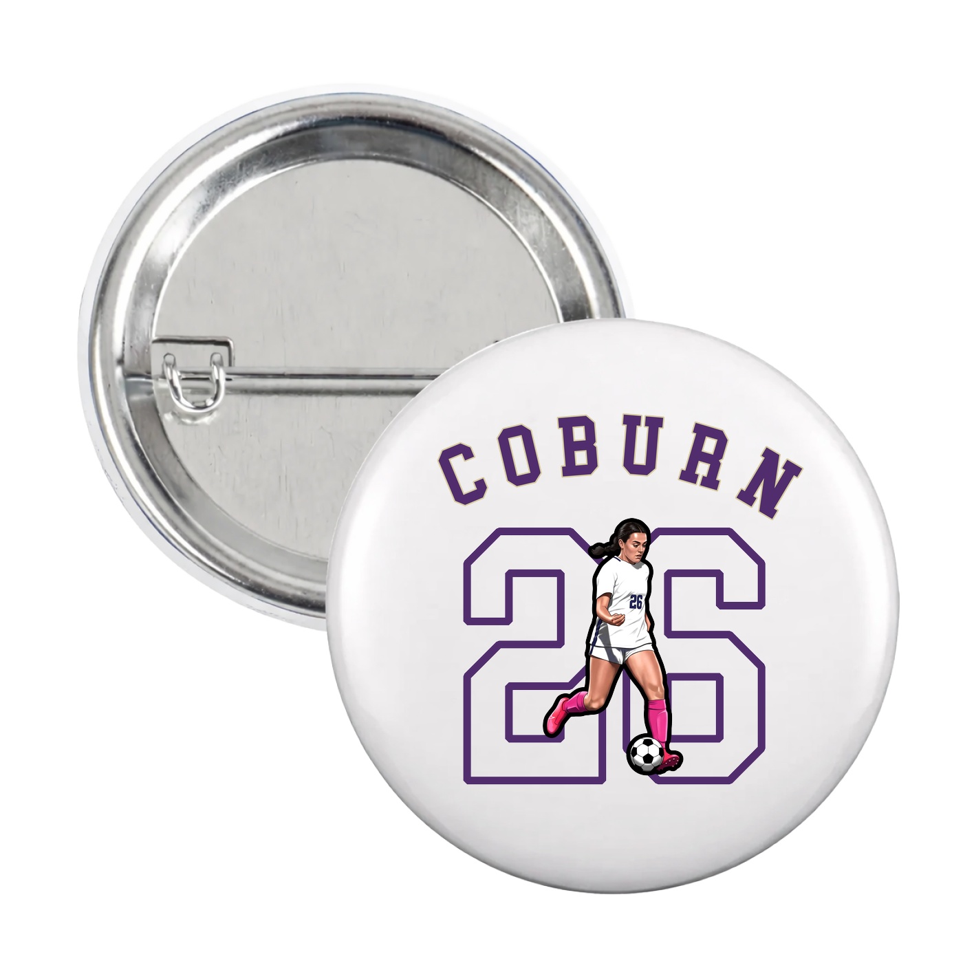 Game Day Button — Shirsey Arch in White