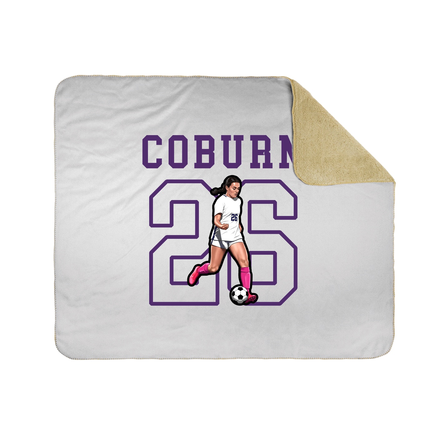 Throw Blanket — Shirsey in White