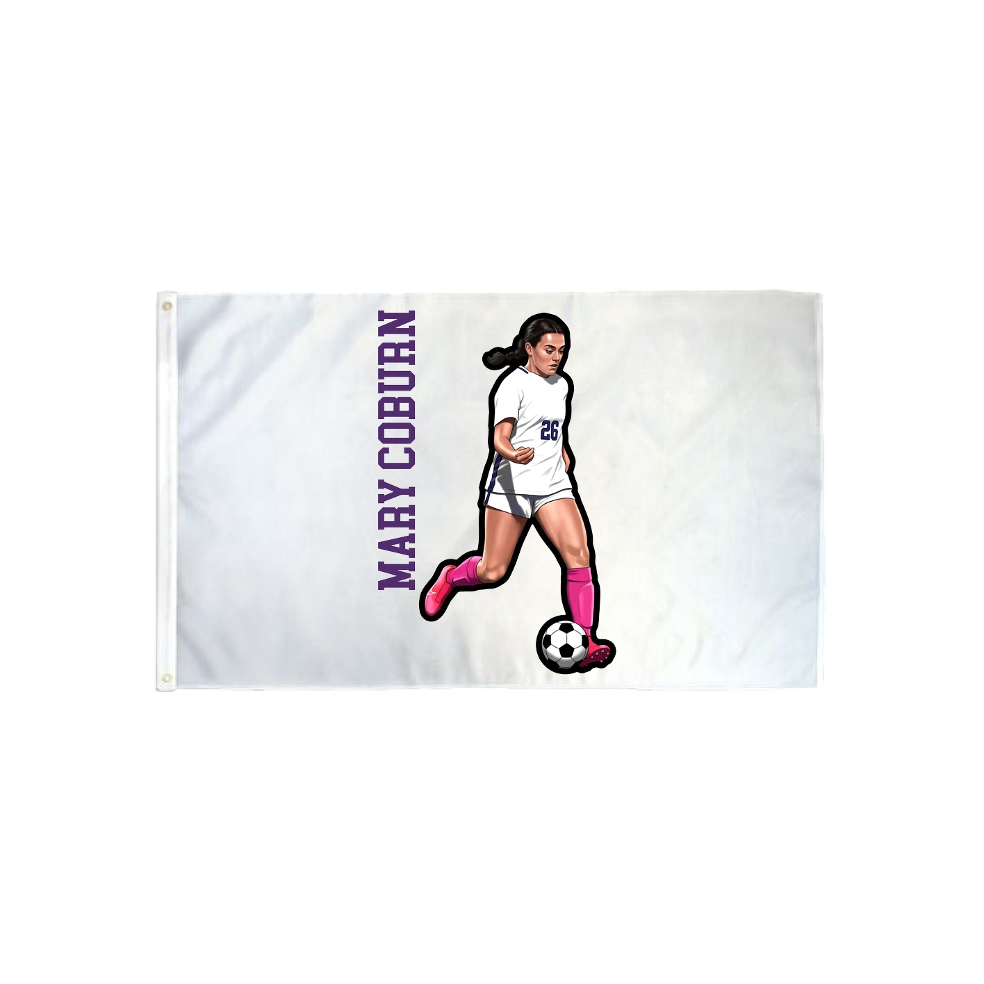 3x5 Flag — Name Vertical in Classic