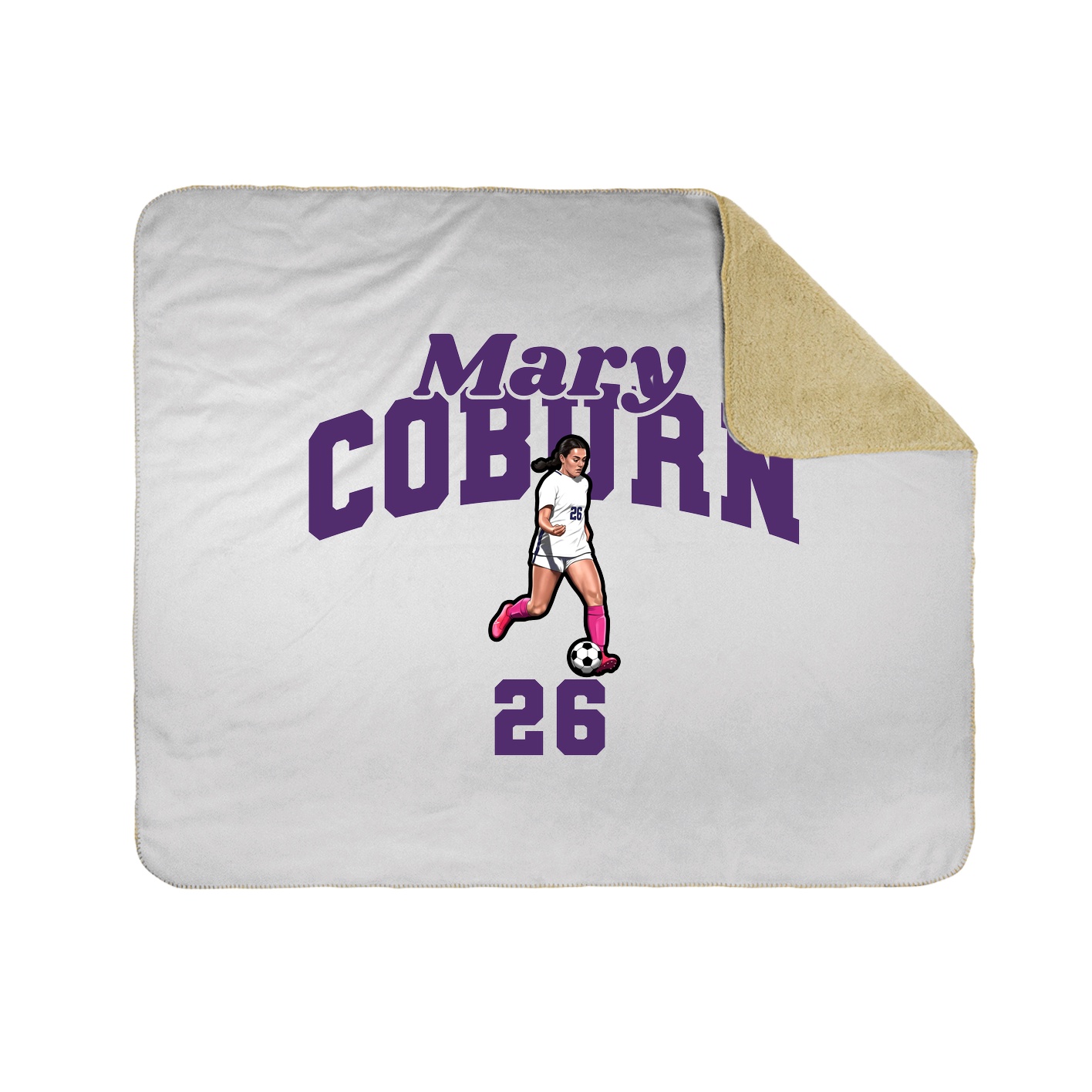 Throw Blanket — Signature Arch in White