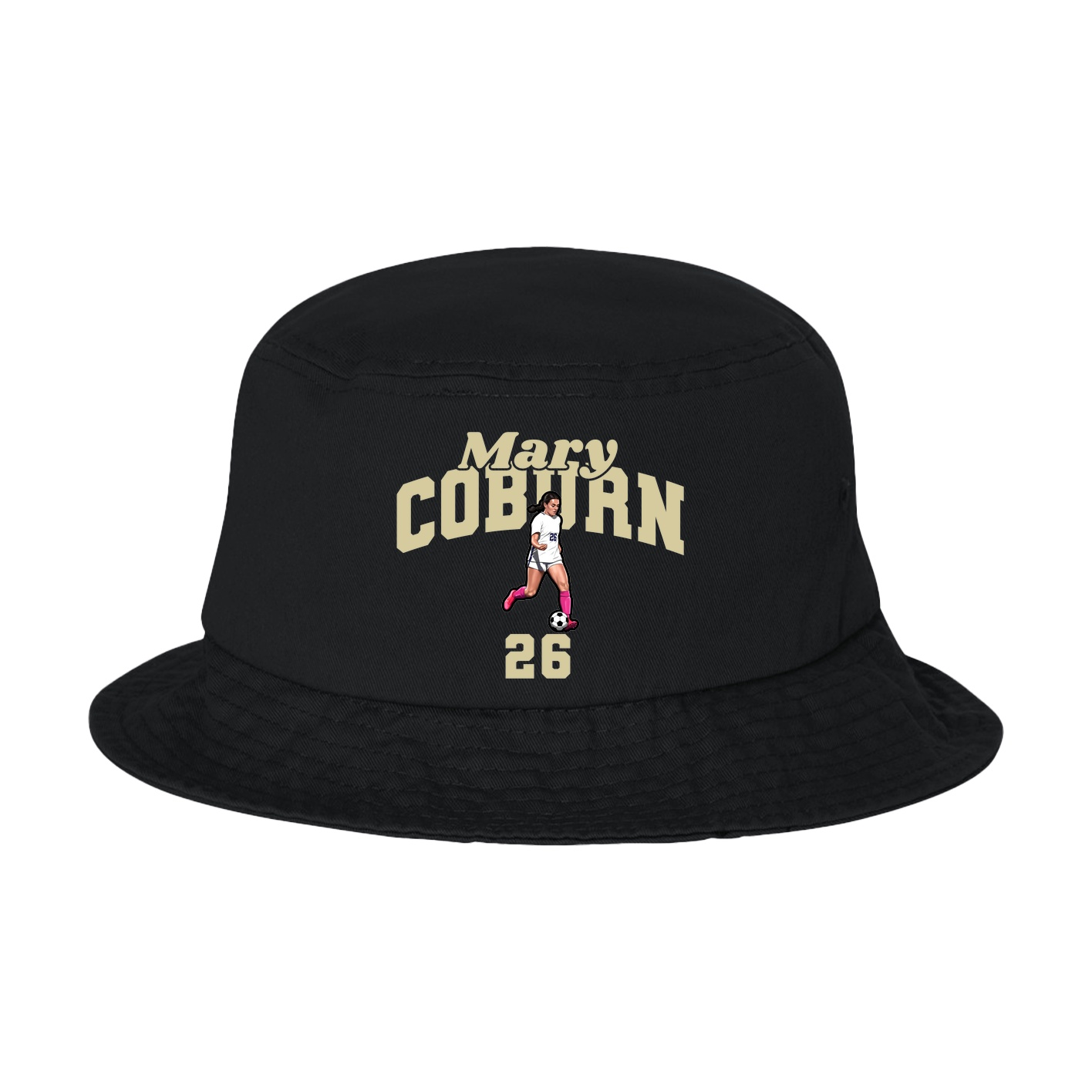 Bucket Cap — Signature Arch in Black