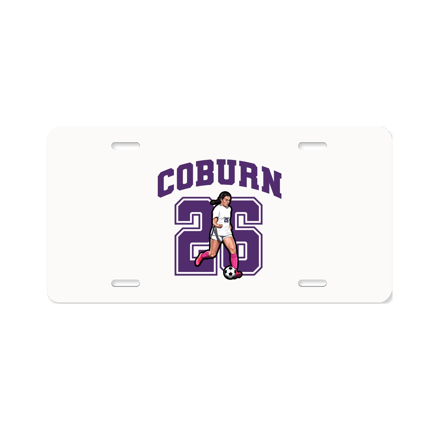 License Plate — Number in Classic