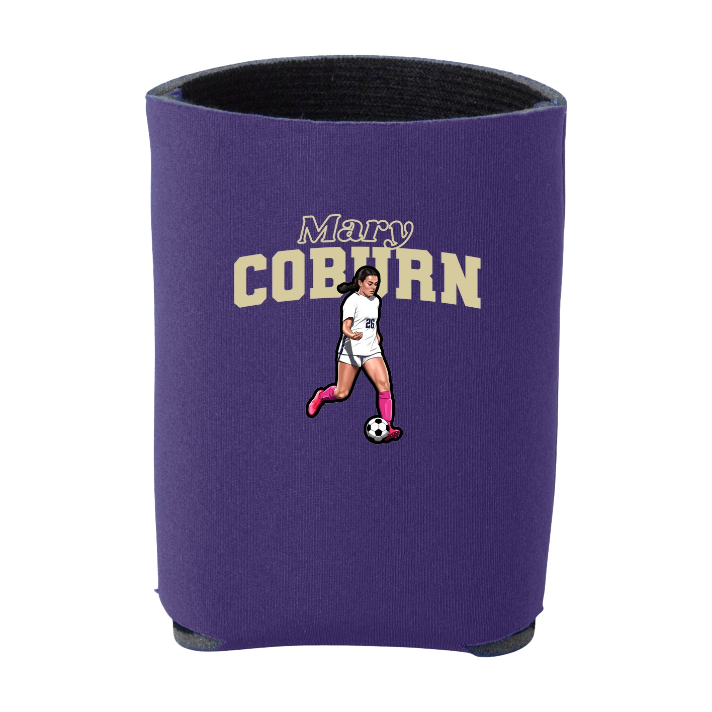 Can Holder — Name Arch in Purple
