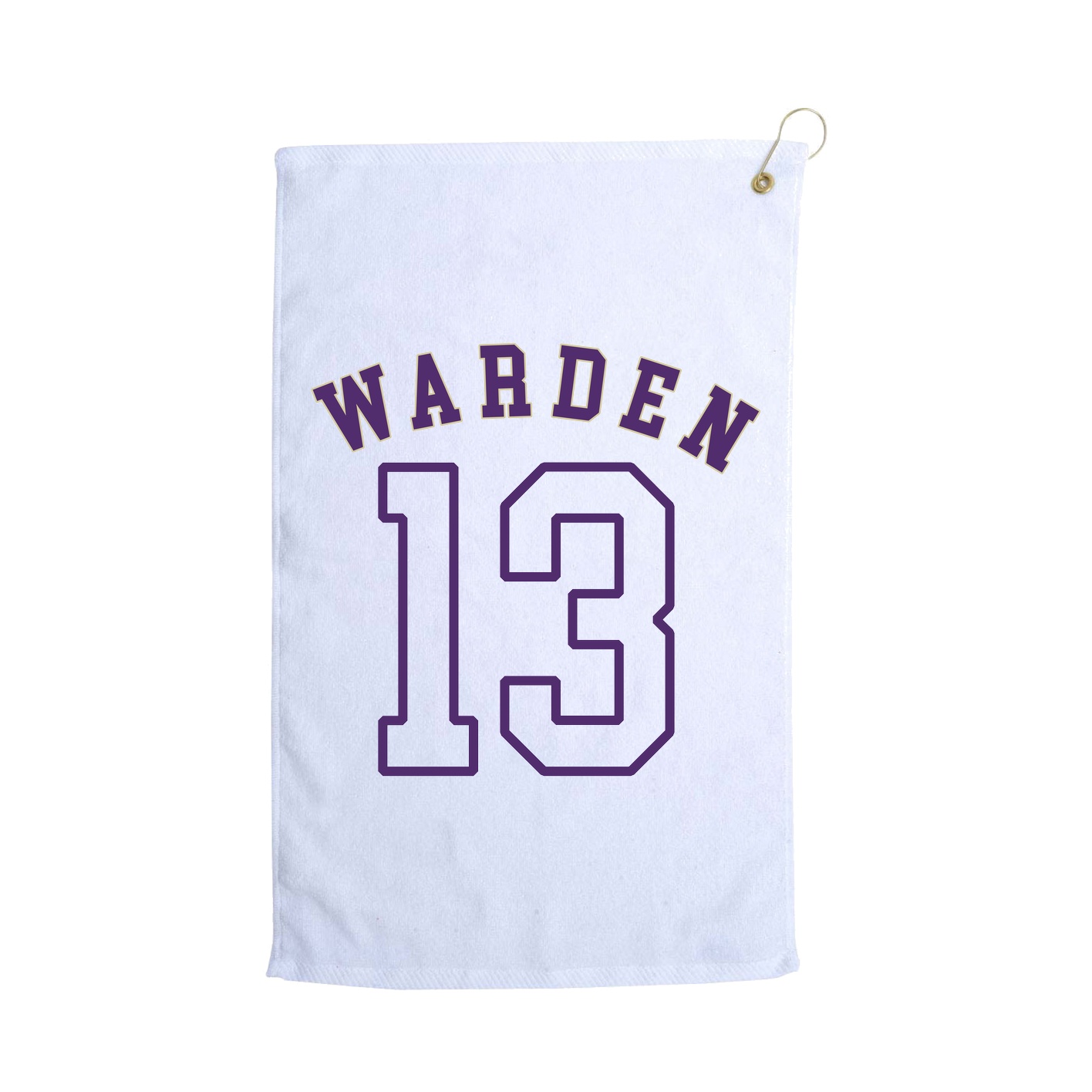 Golf Towel — Shirsey Arch in White
