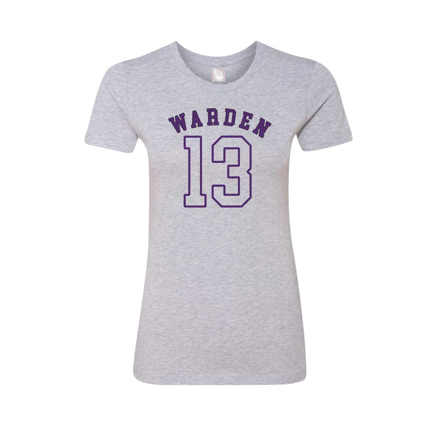 Fitted Women's Tee — Shirsey Arch in Grey