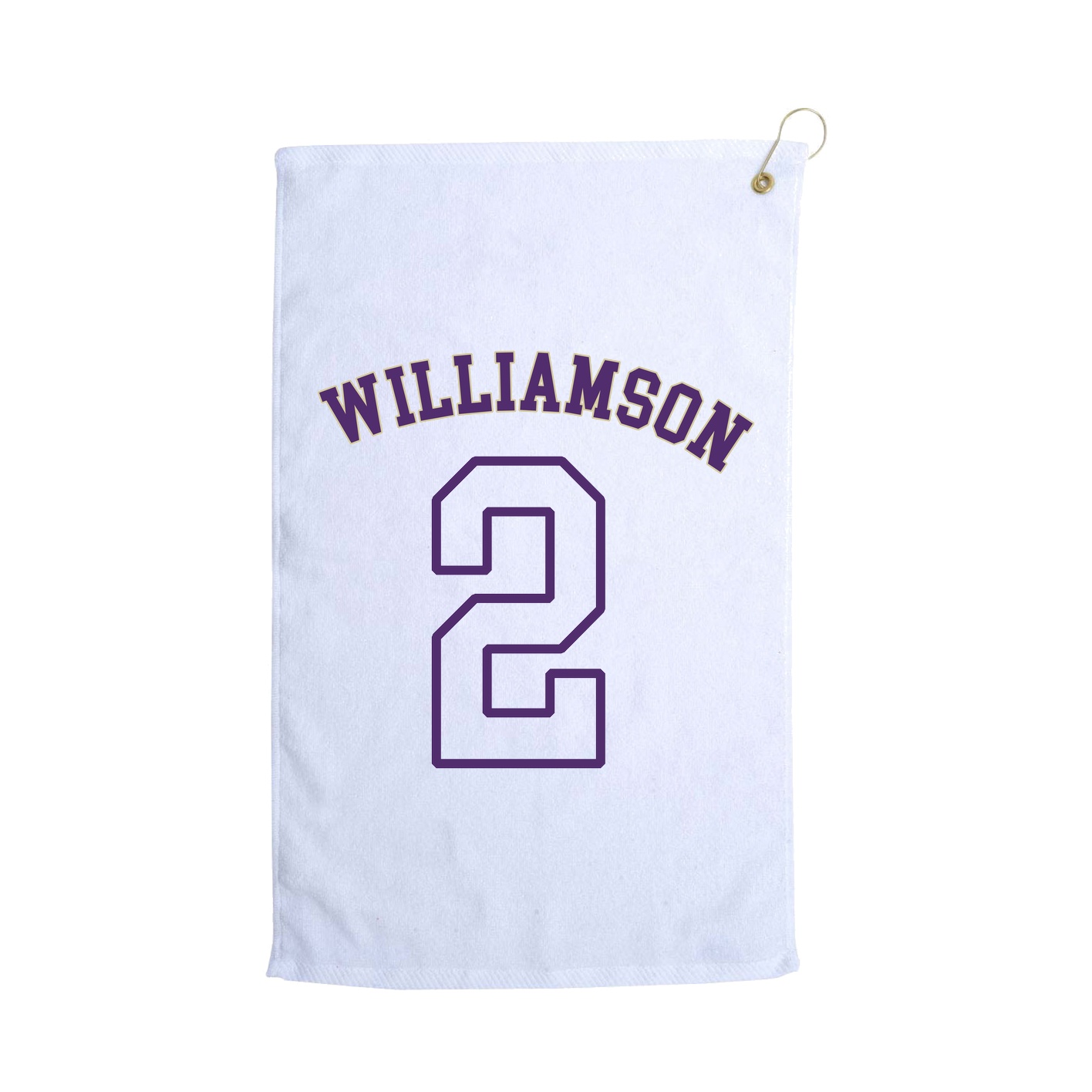 Golf Towel — Shirsey Arch in White