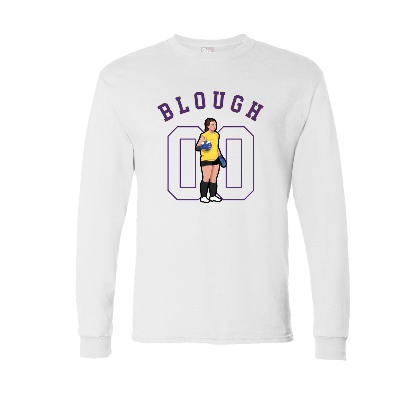 Long Sleeve Tee — Shirsey Arch in White