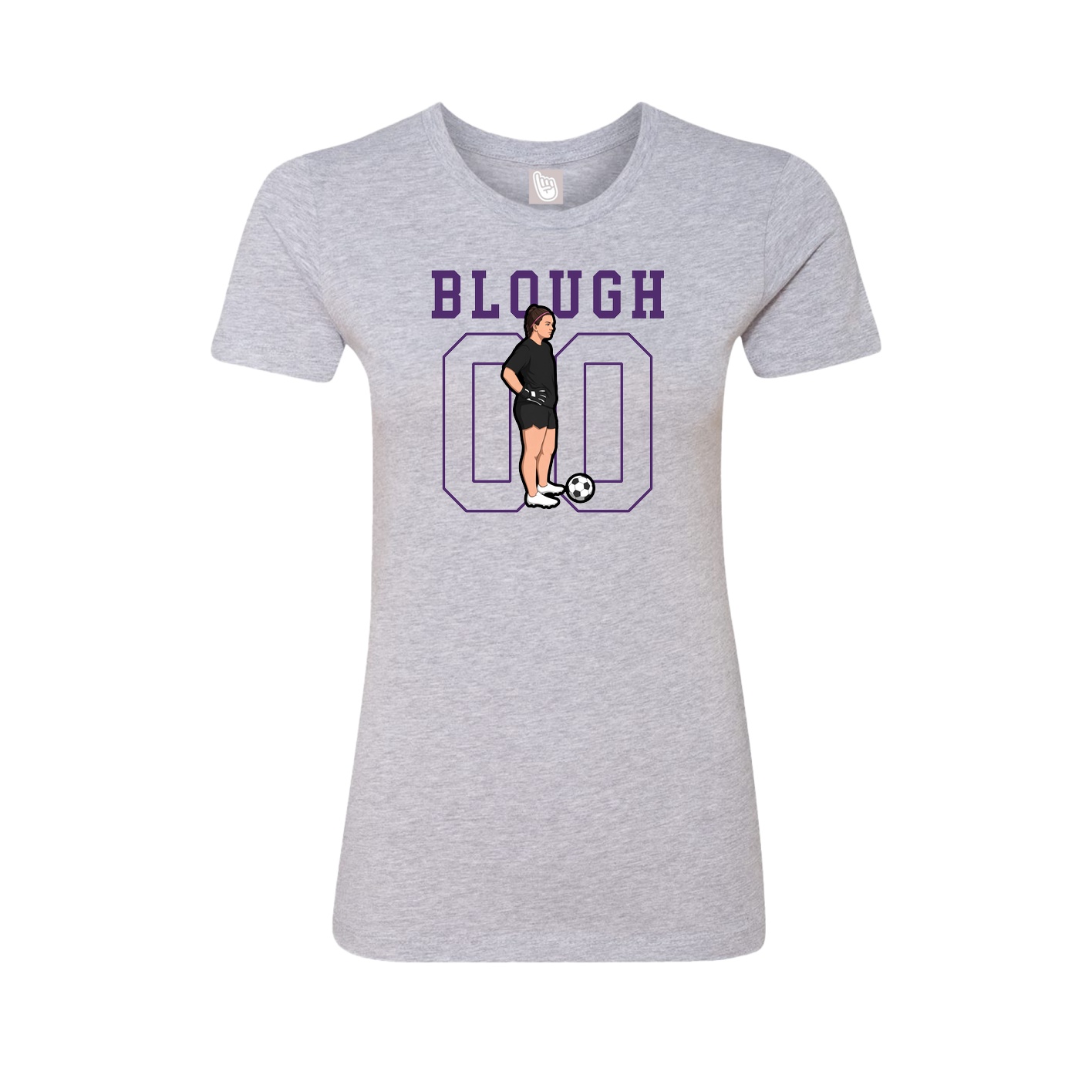 Fitted Women's Tee — Shirsey in Grey