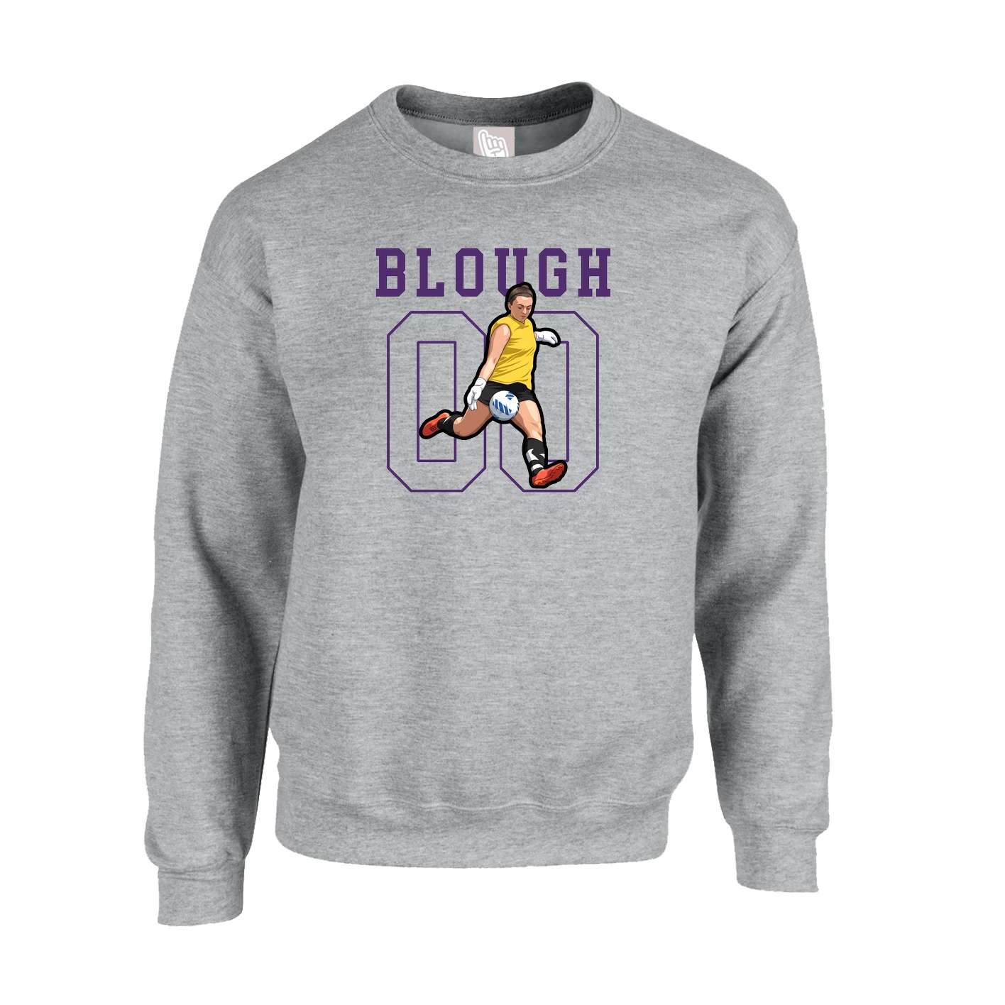 Fleece Crew — Shirsey in Grey