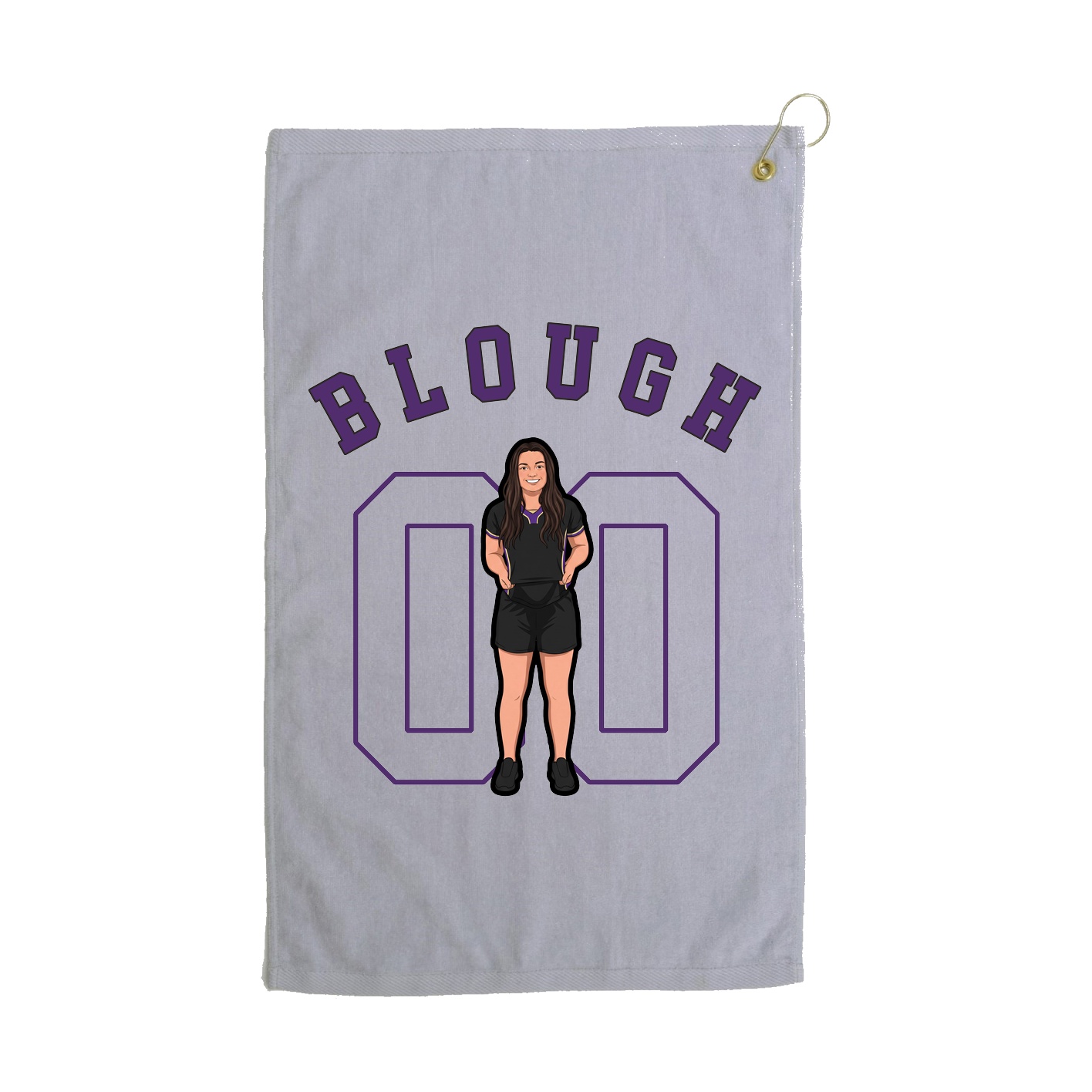 Golf Towel — Shirsey Arch in Grey