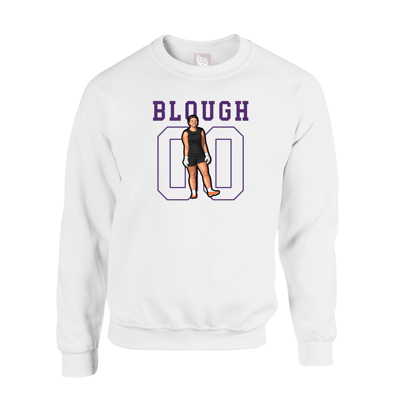 Fleece Crew — Shirsey in White