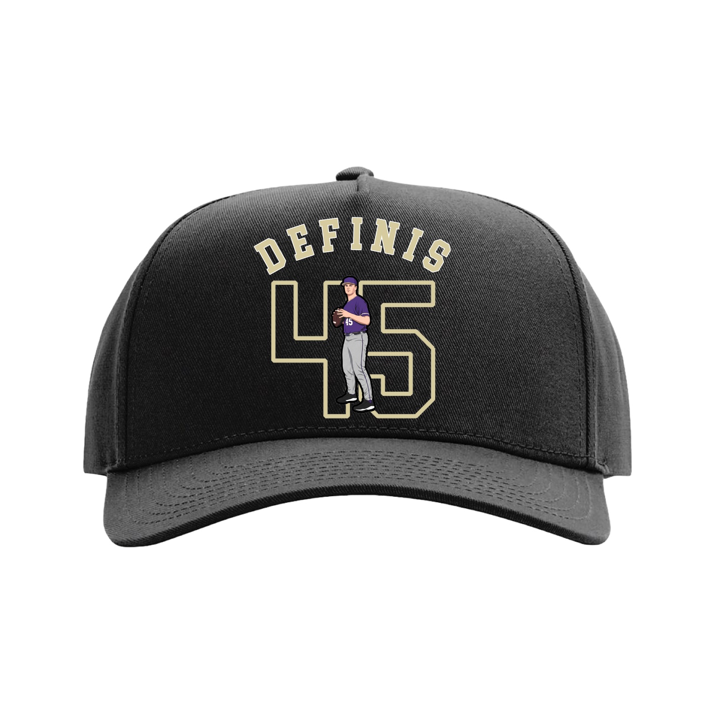 Full Fabric Five-Panel Champ Cap