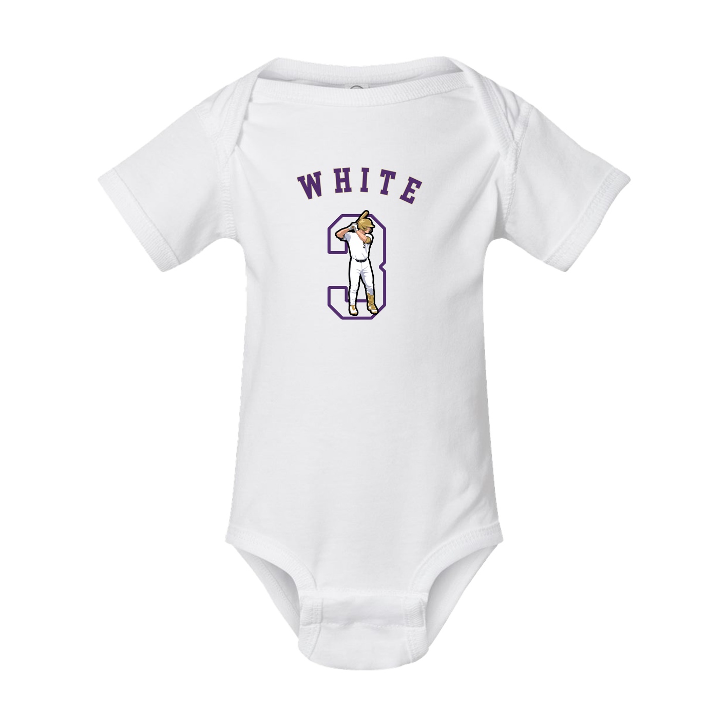 Baby Onesie — Shirsey Arch in White