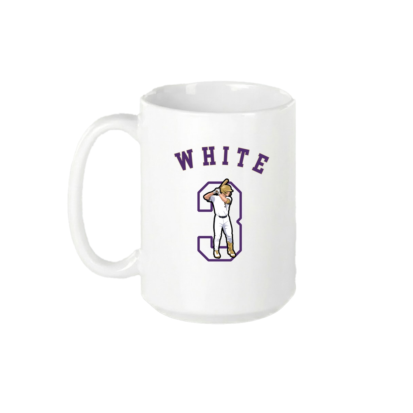 15oz Coffee Mug — Shirsey Arch in White