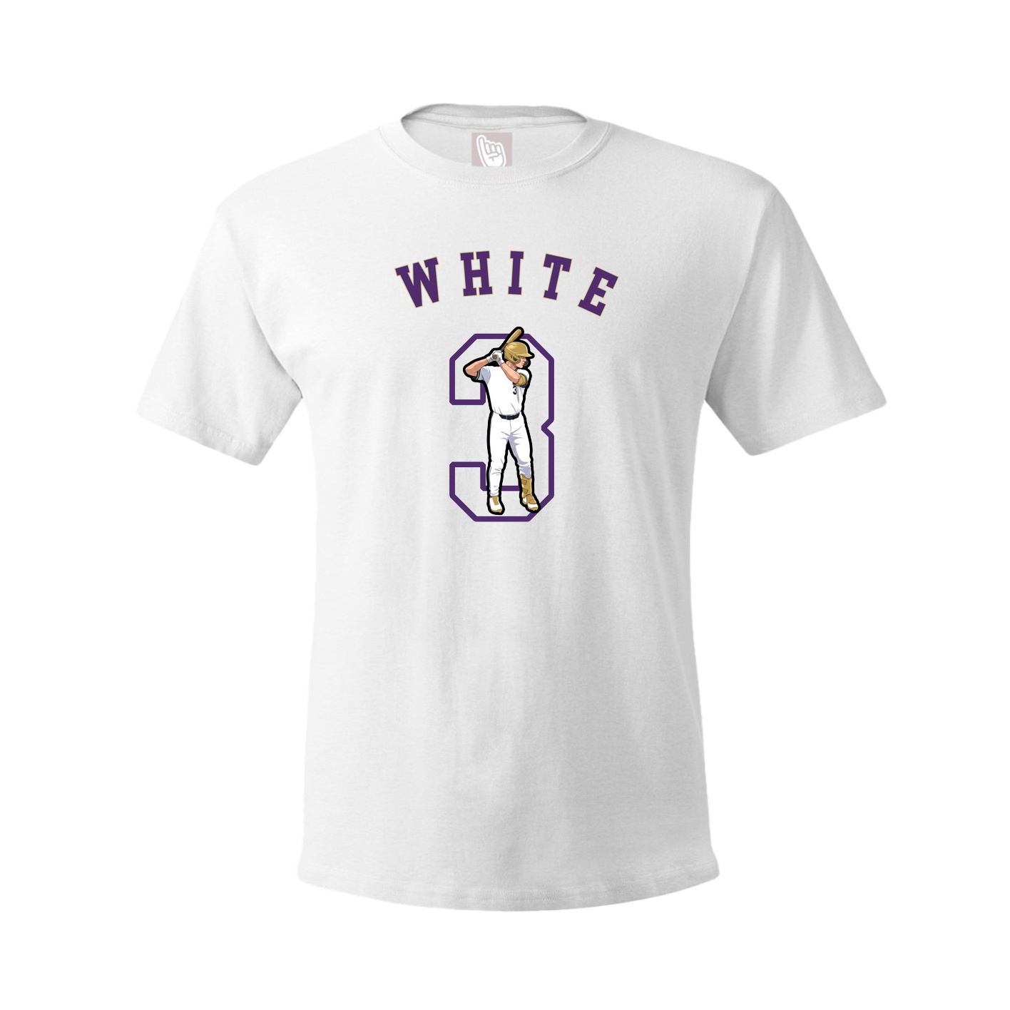Youth Tee — Shirsey Arch in White