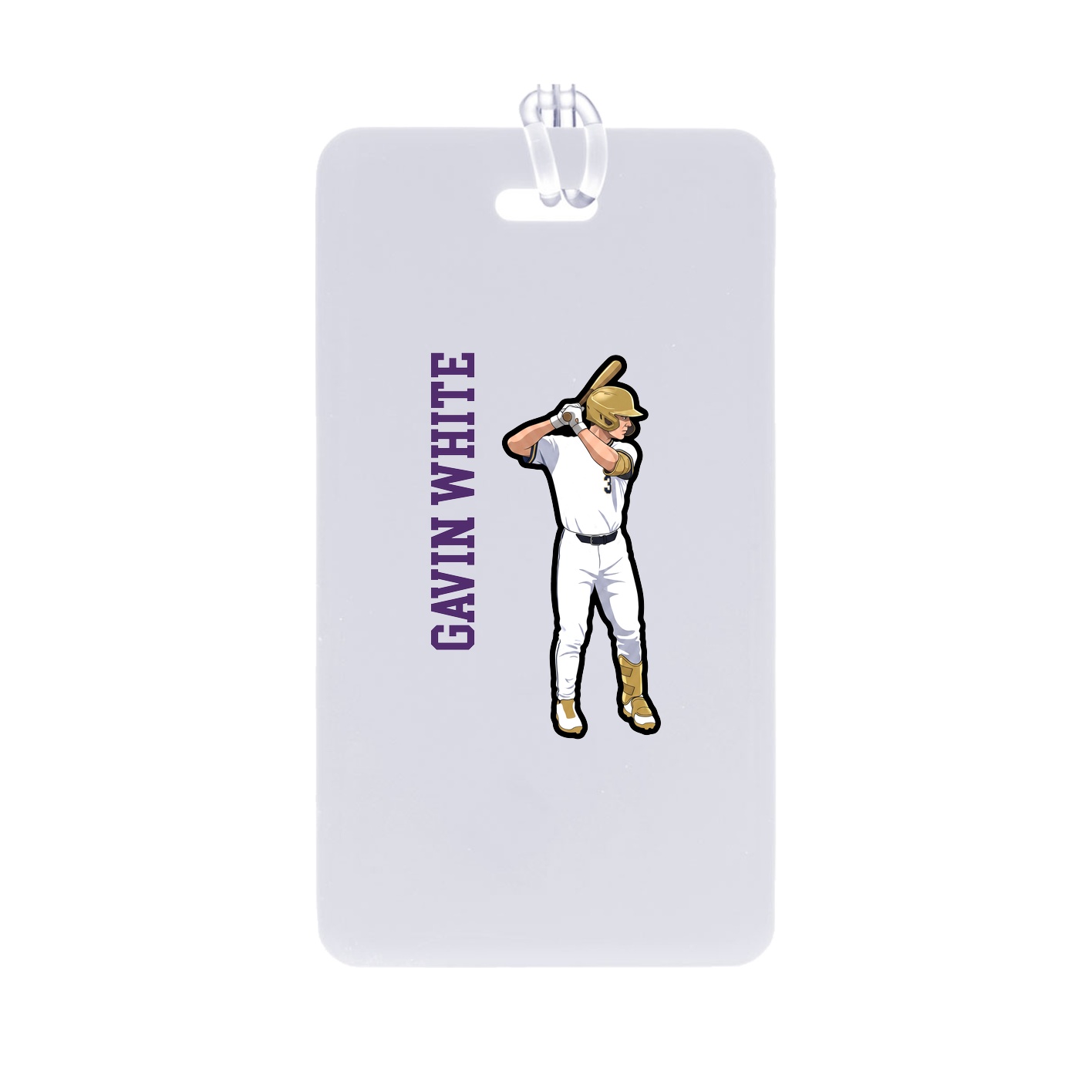 Bag Tag — Name Vertical in Classic