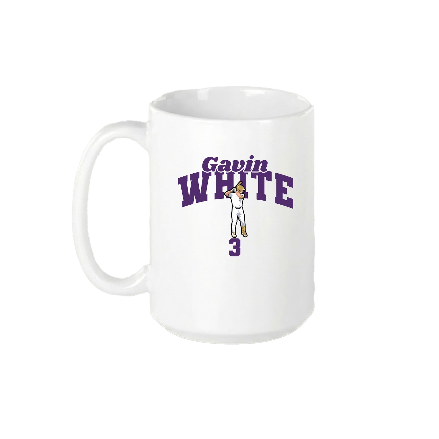 15oz Coffee Mug — Signature Arch in White