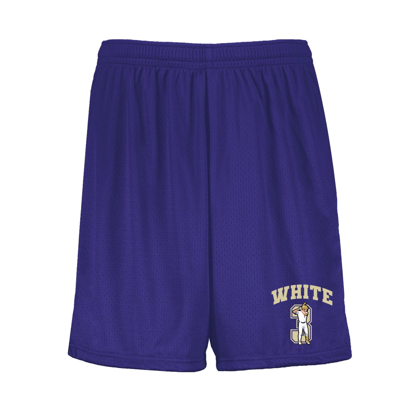 Shorts — Number in Purple