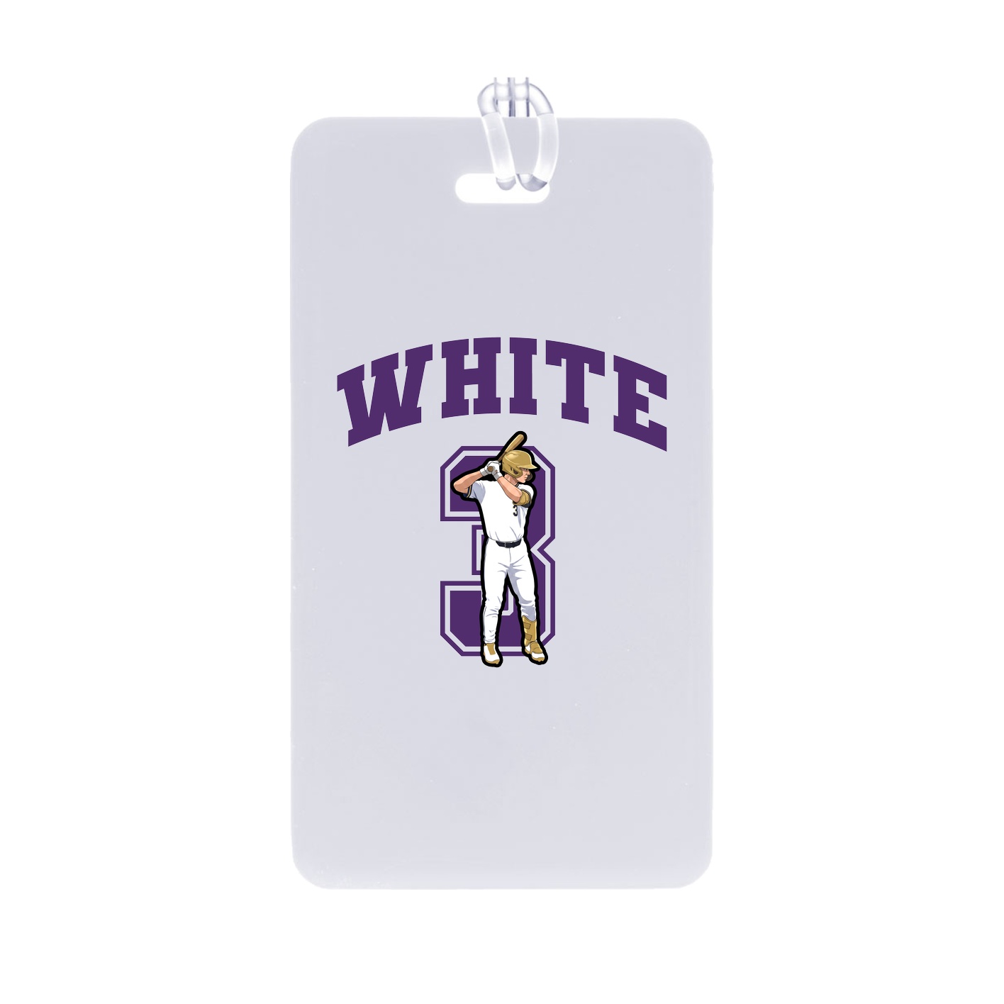 Bag Tag — Number in Classic