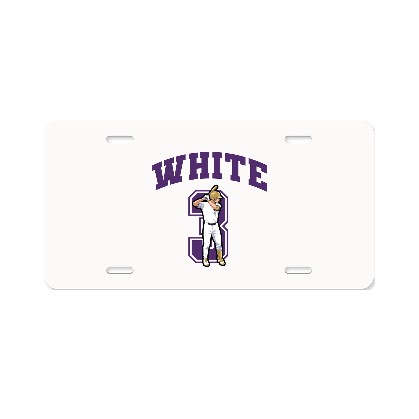 License Plate — Number in Classic