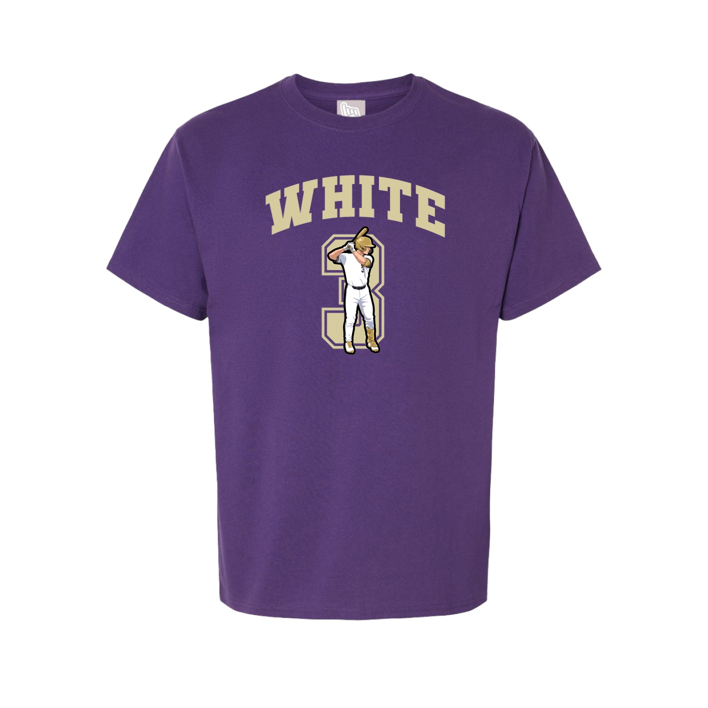 Tee — Number in Purple