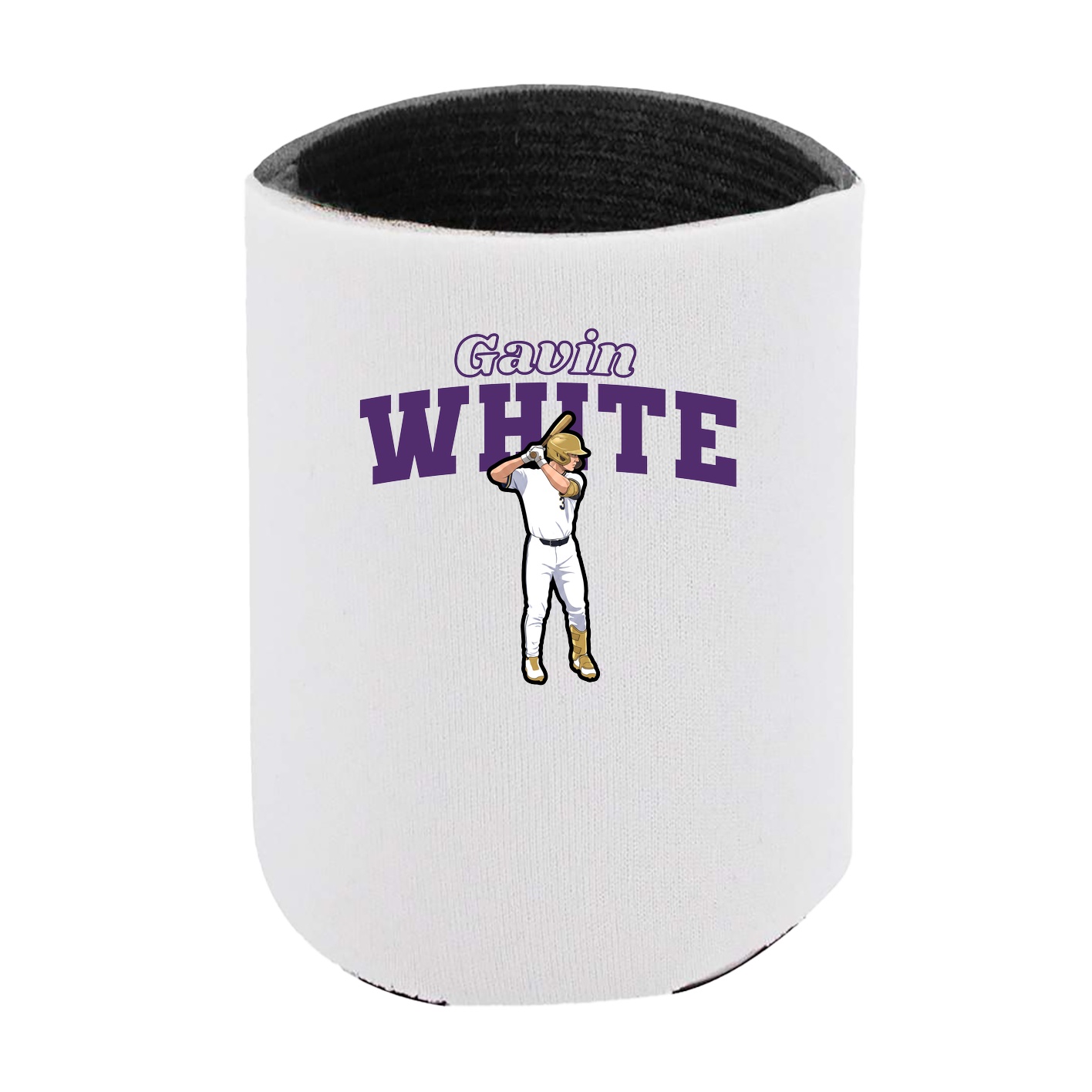 Can Holder — Name Arch in White