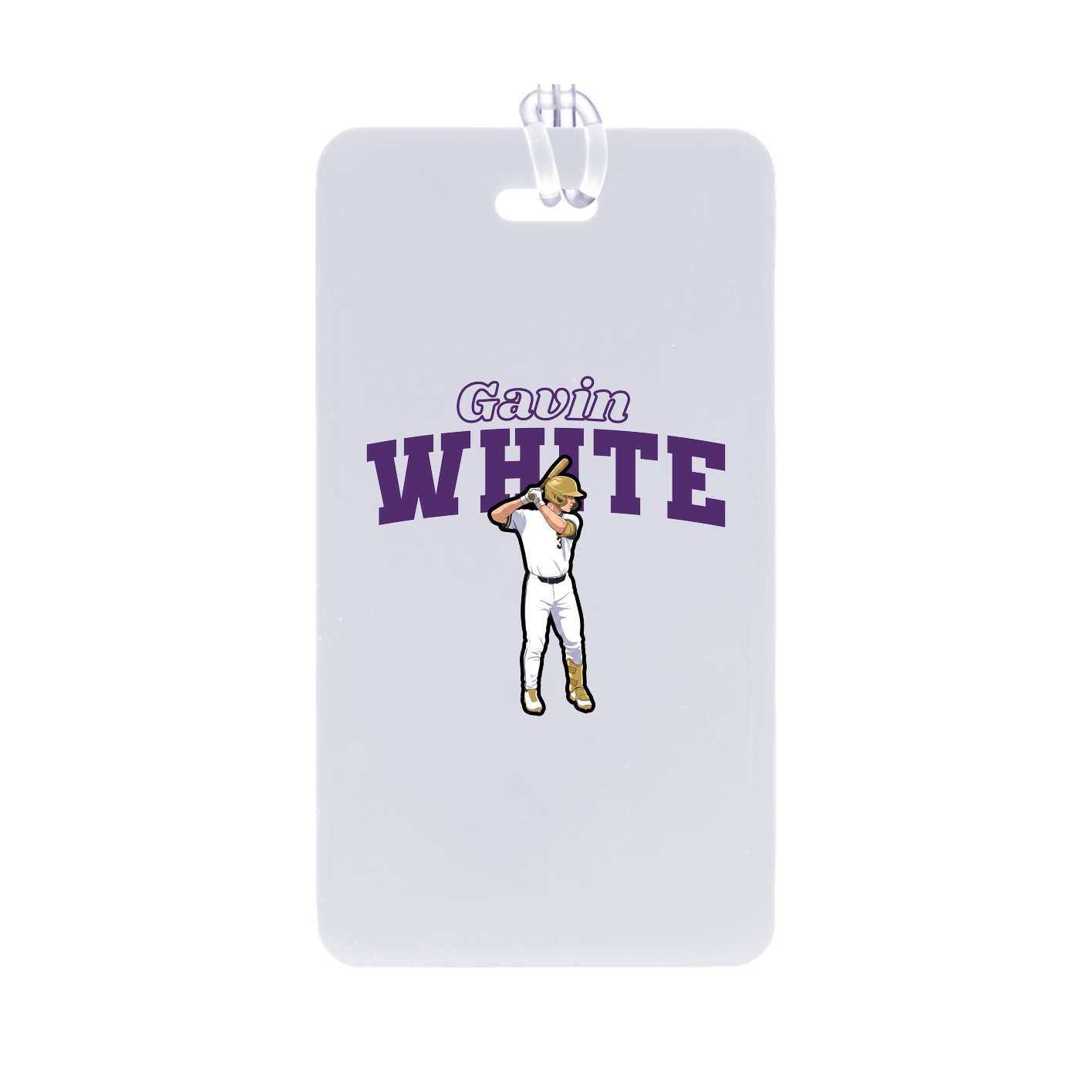 Bag Tag — Name Arch in Classic