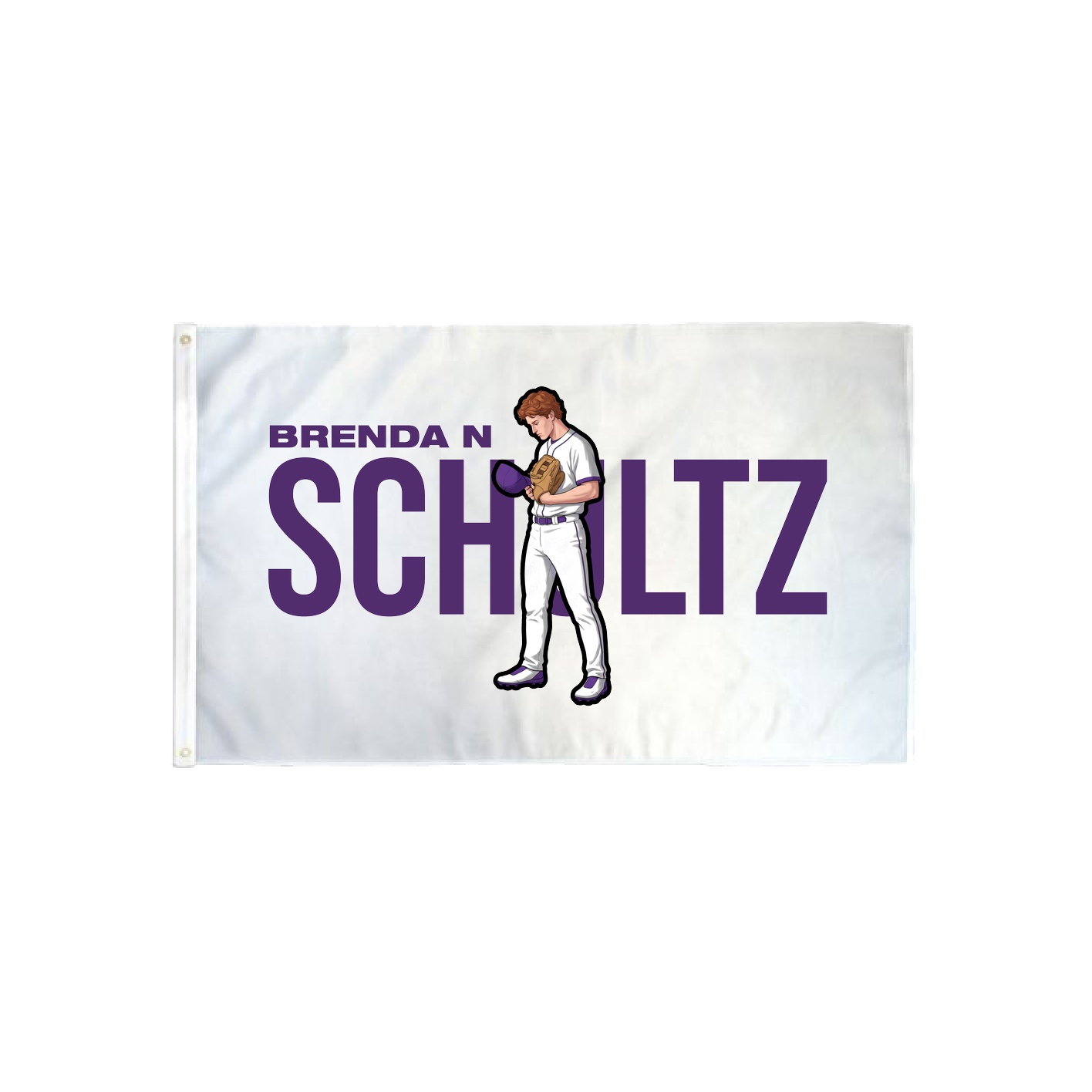 3x5 Flag — Player Name in Classic