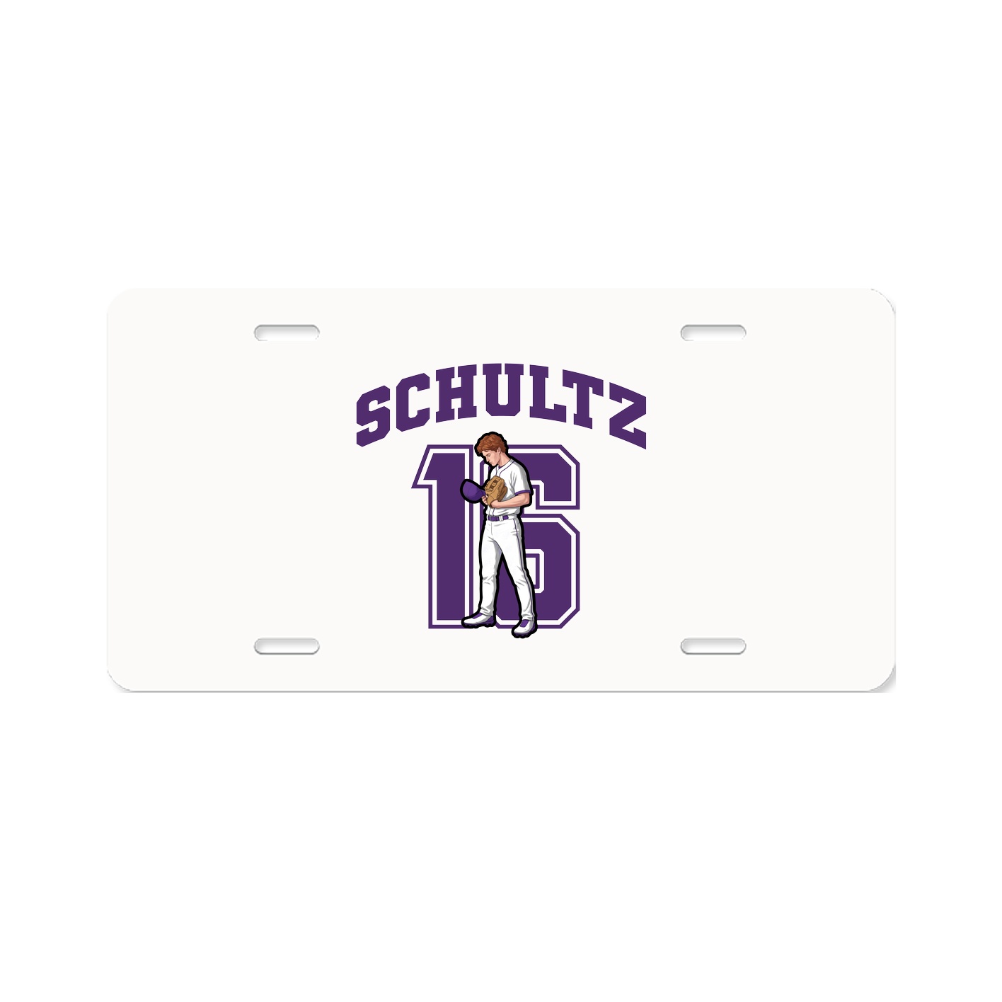 License Plate — Number in Classic