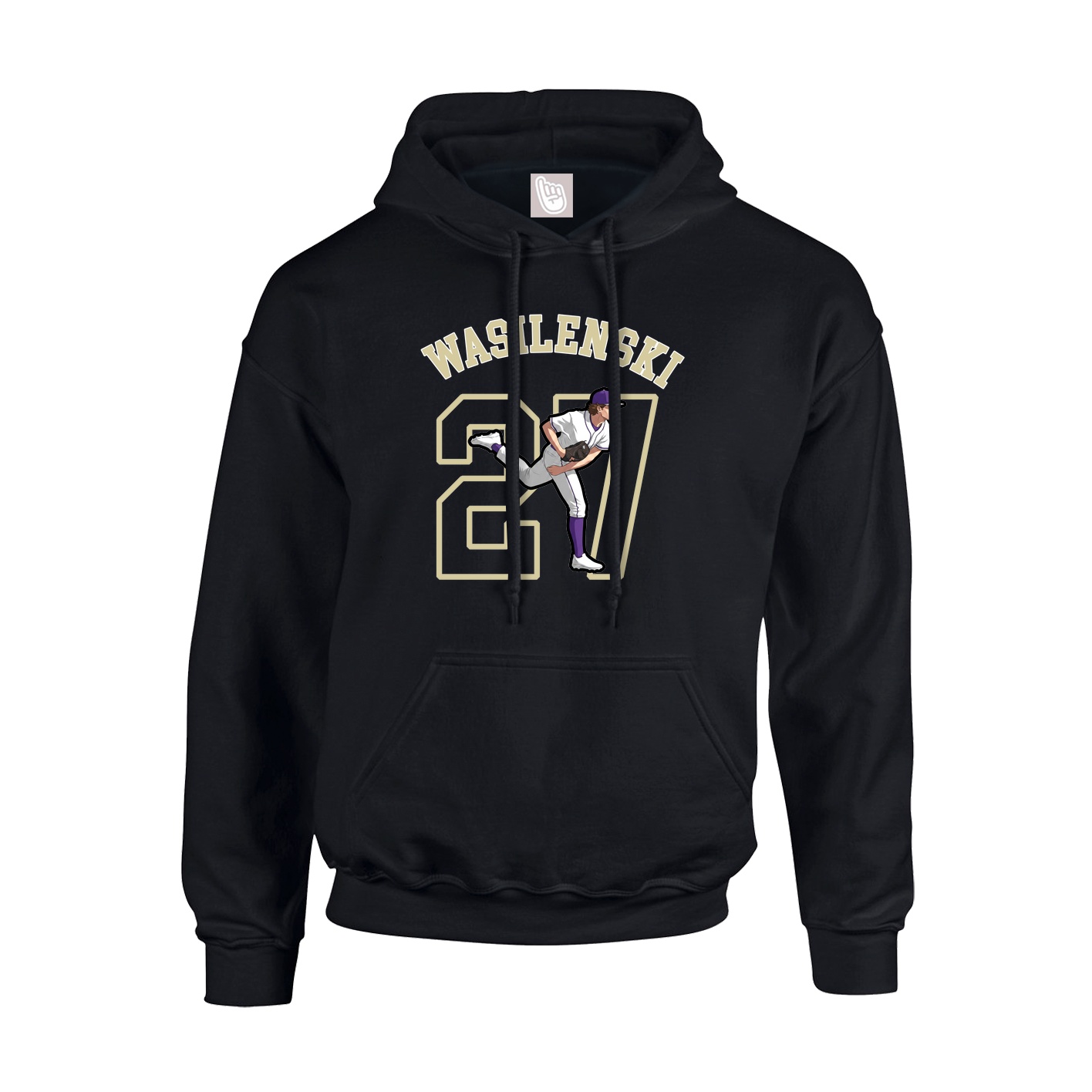 Youth Hoodie — Shirsey Arch in Black