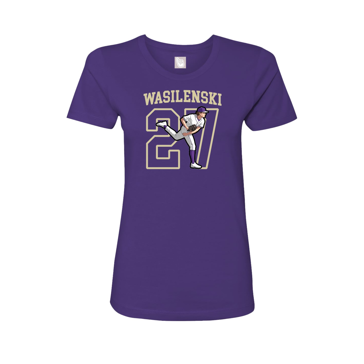 Fitted Women's Tee — Shirsey in Purple