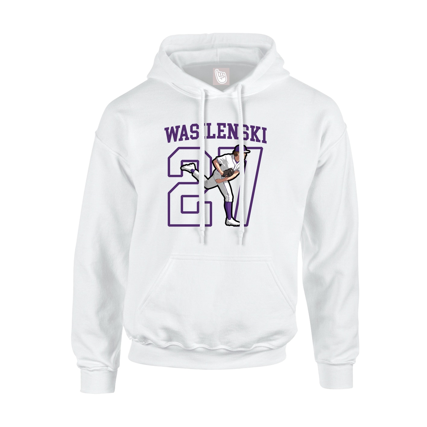 Hoodie — Shirsey in White