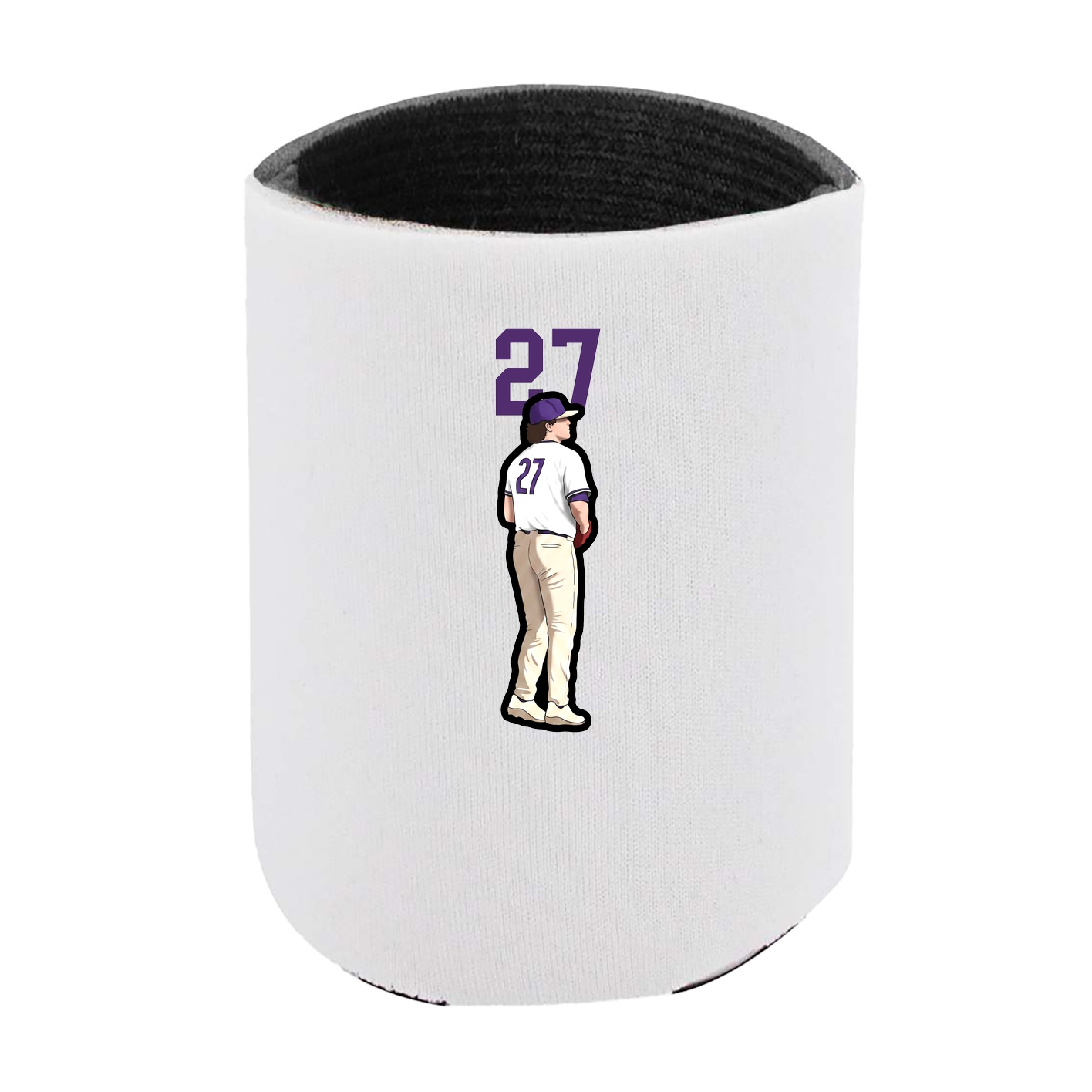 Can Holder — Number Top in White