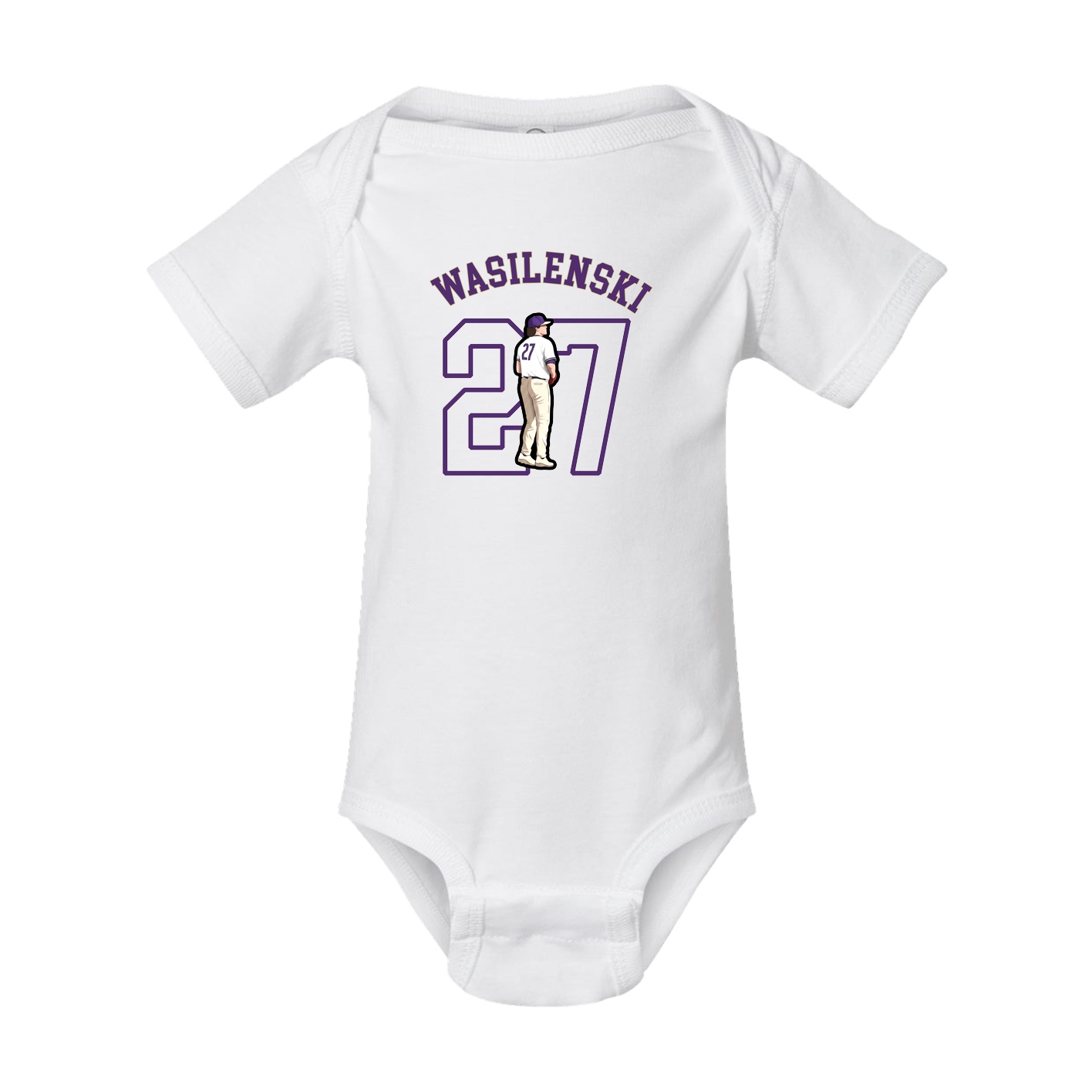 Baby Onesie — Shirsey Arch in White