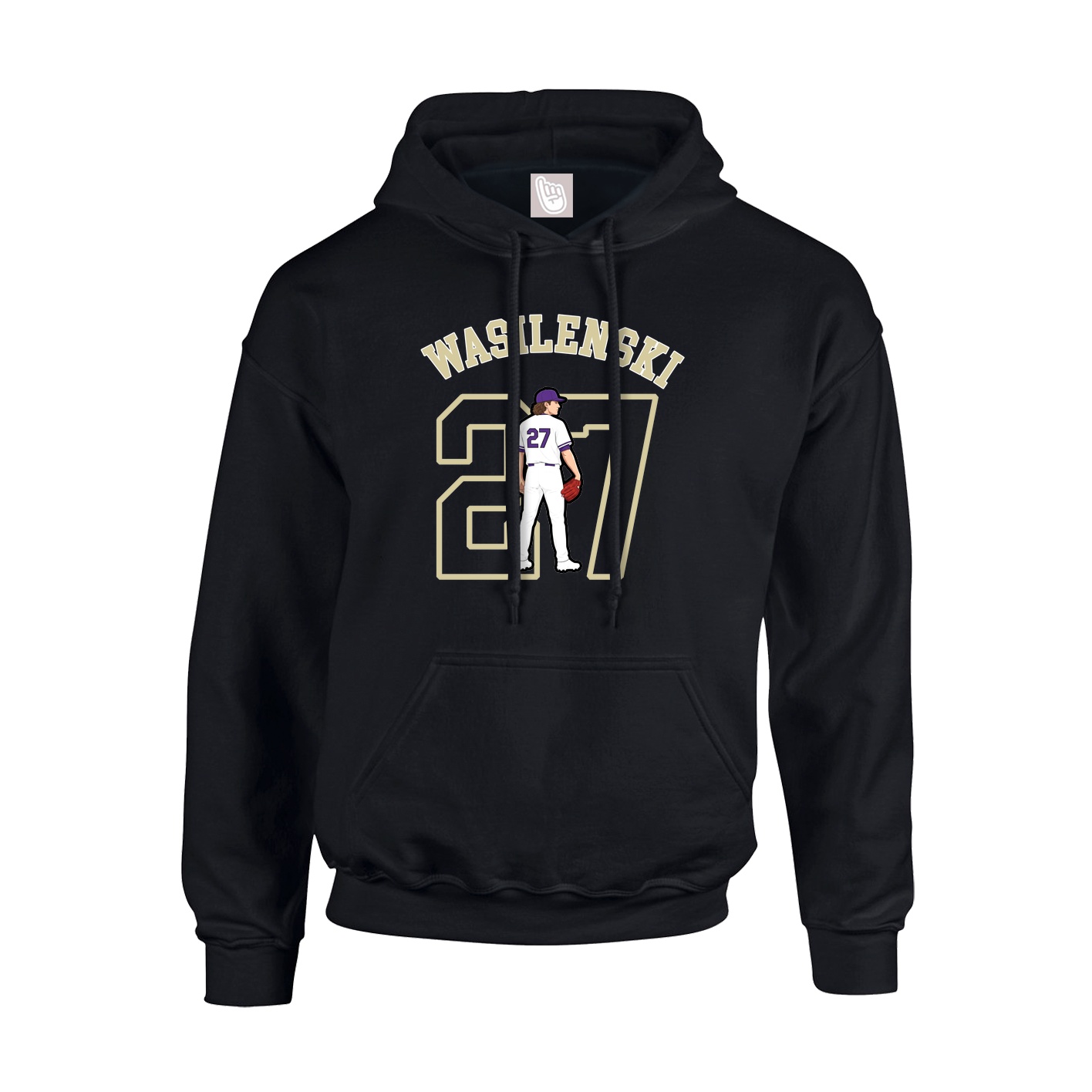 Hoodie — Shirsey Arch in Black