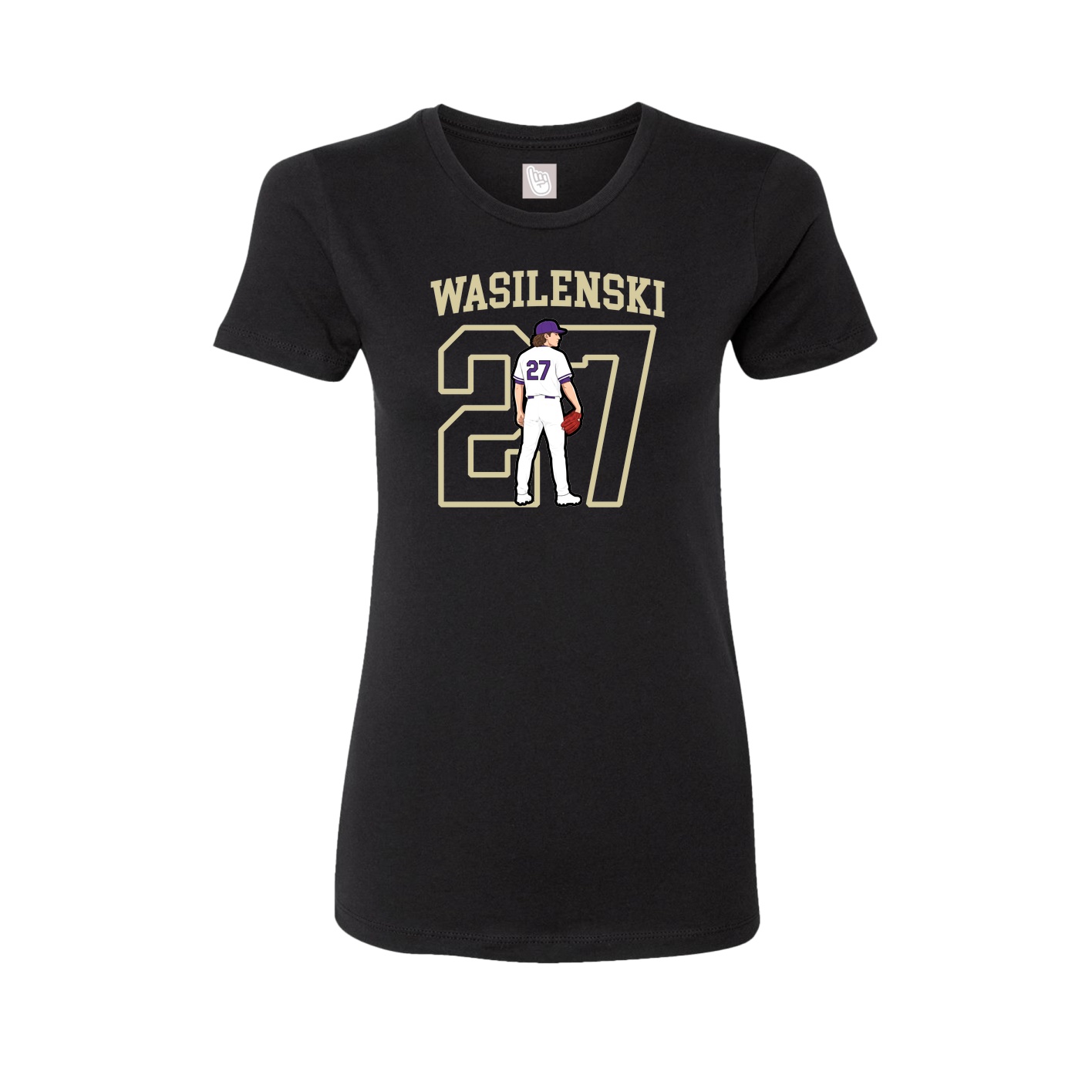Fitted Women's Tee — Shirsey in Black