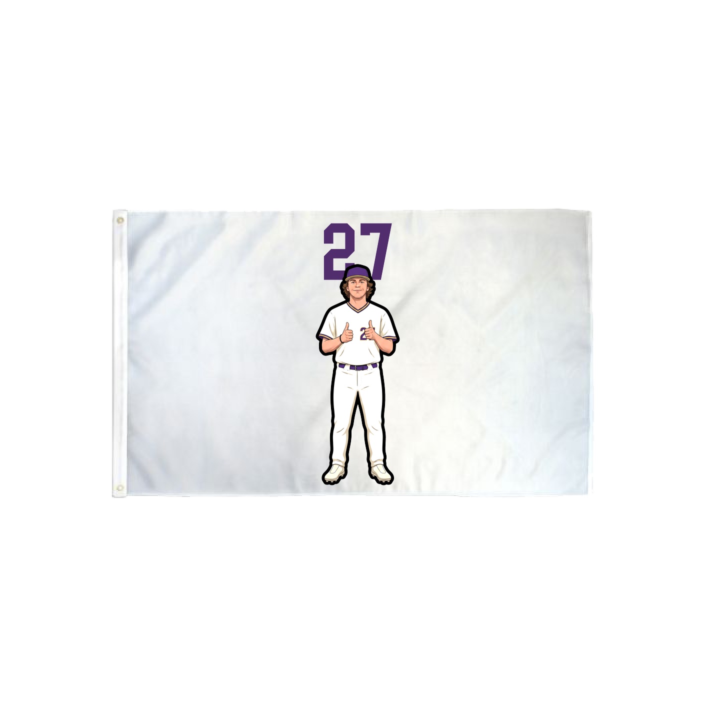 3x5 Flag — Number Top in Classic