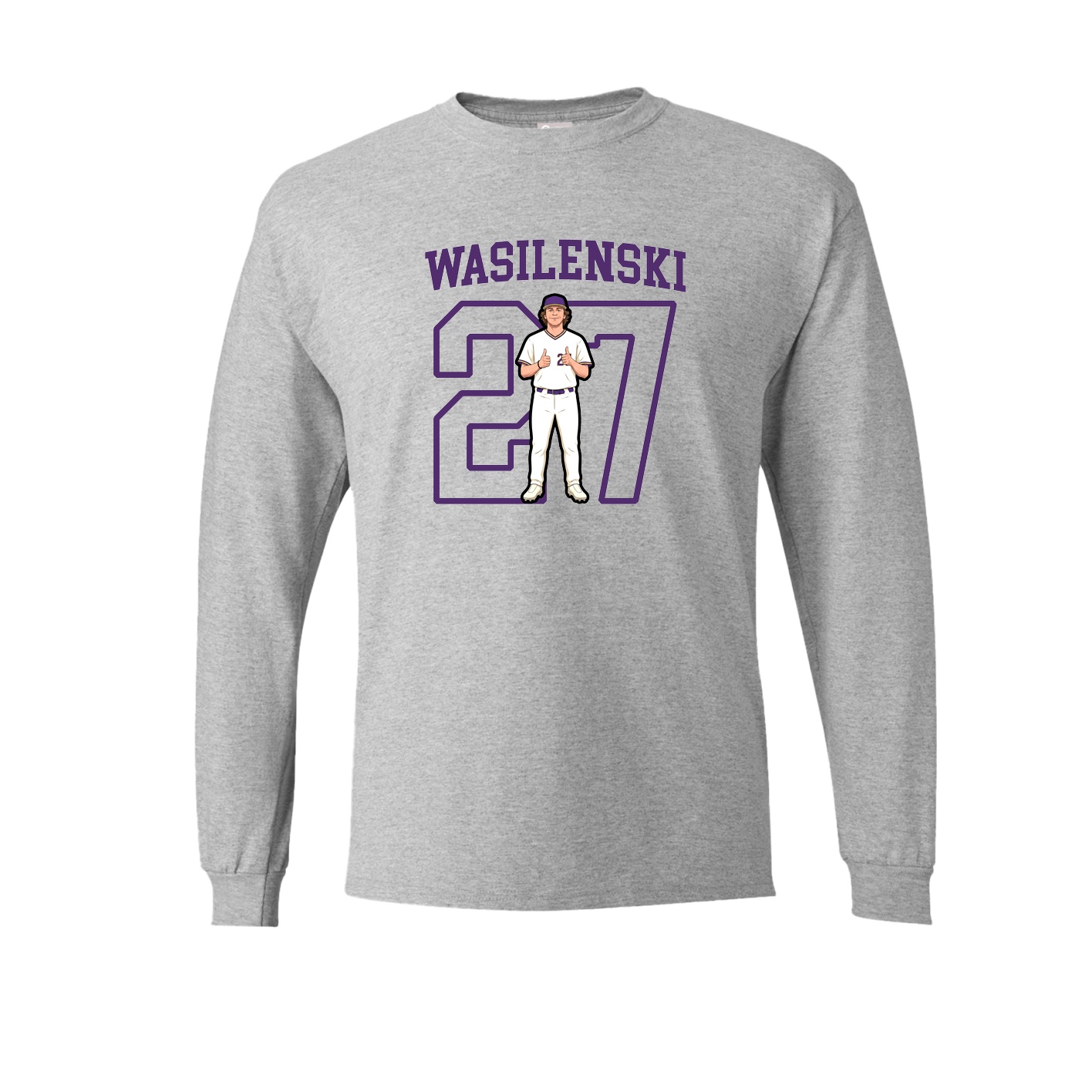 Long Sleeve Tee — Shirsey in Grey