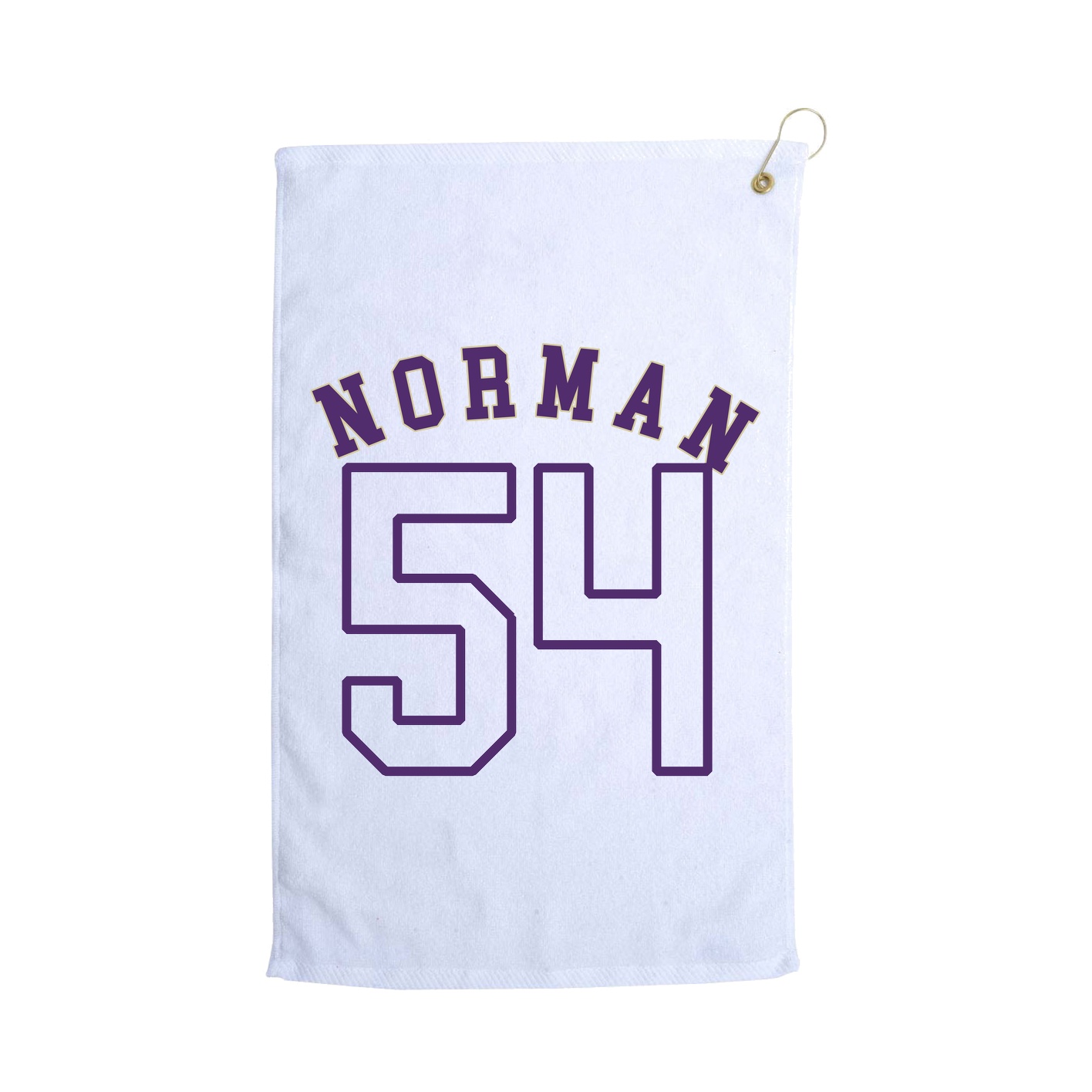 Golf Towel — Shirsey Arch in White
