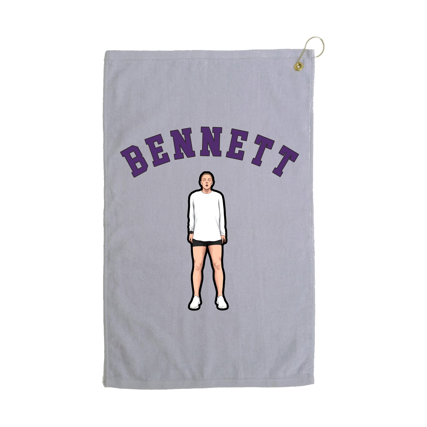 Golf Towel — Shirsey Arch in Grey