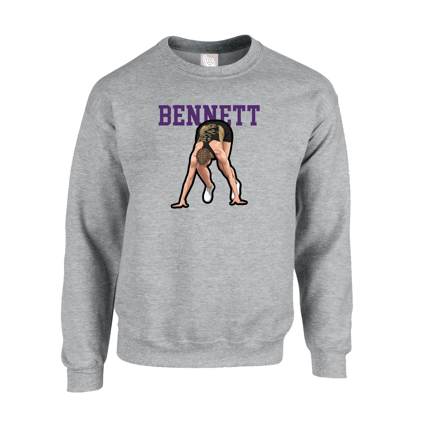 Fleece Crew — Shirsey in Grey