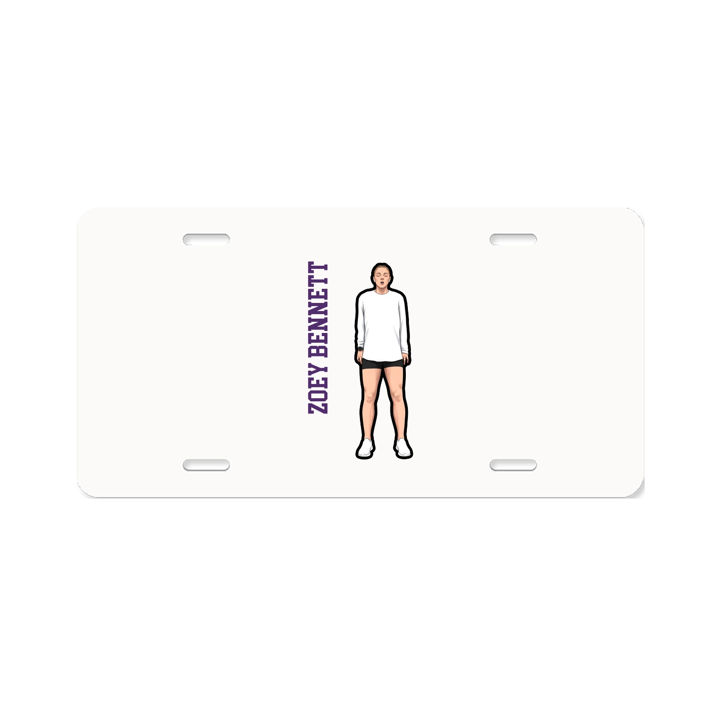 Aluminum License Plate