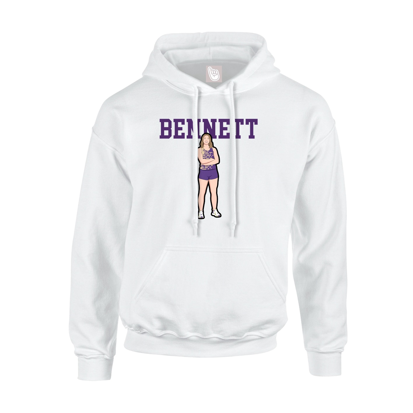 Youth Hoodie — Shirsey in White