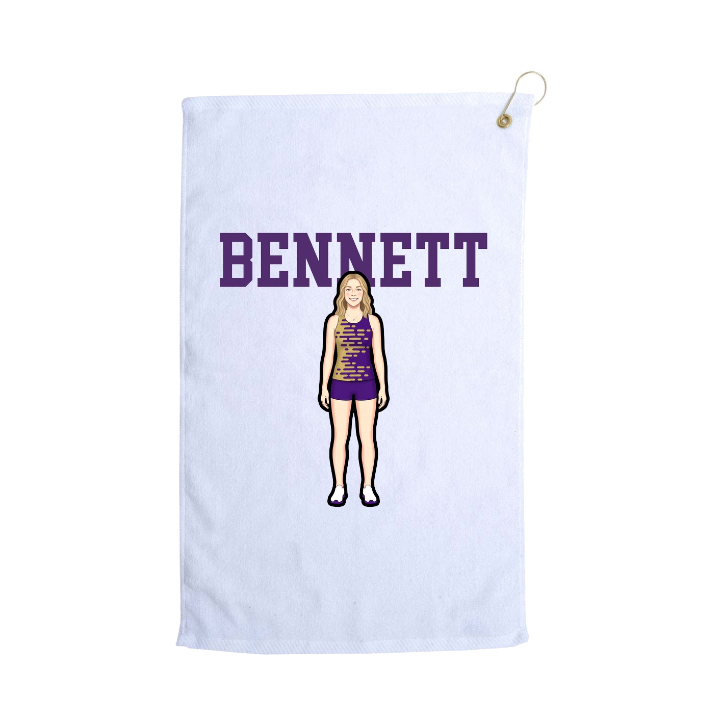 Golf Towel — Shirsey in White