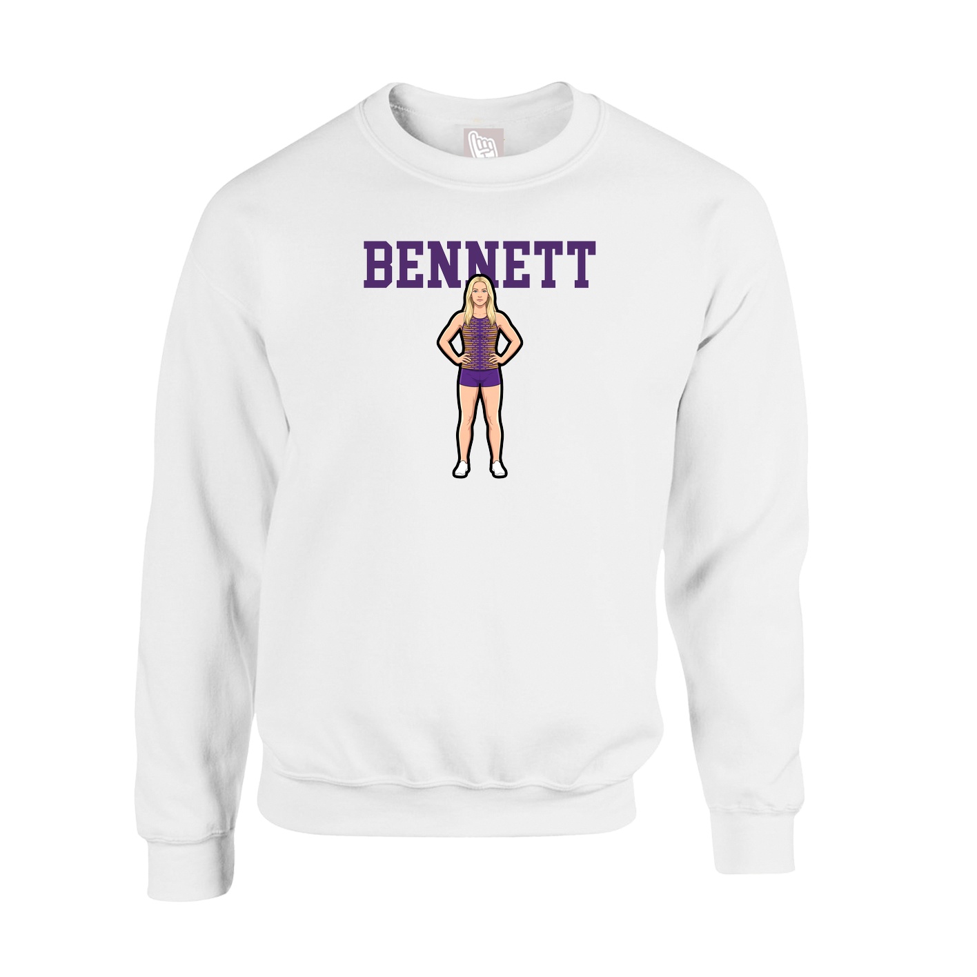 Fleece Crew — Shirsey in White
